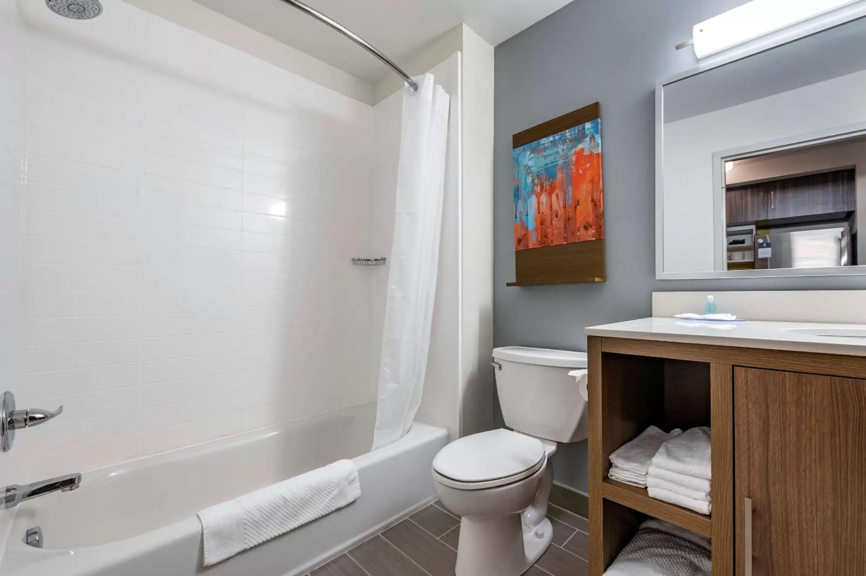 Photo of the whole room, Bathroom in MainStay Suites