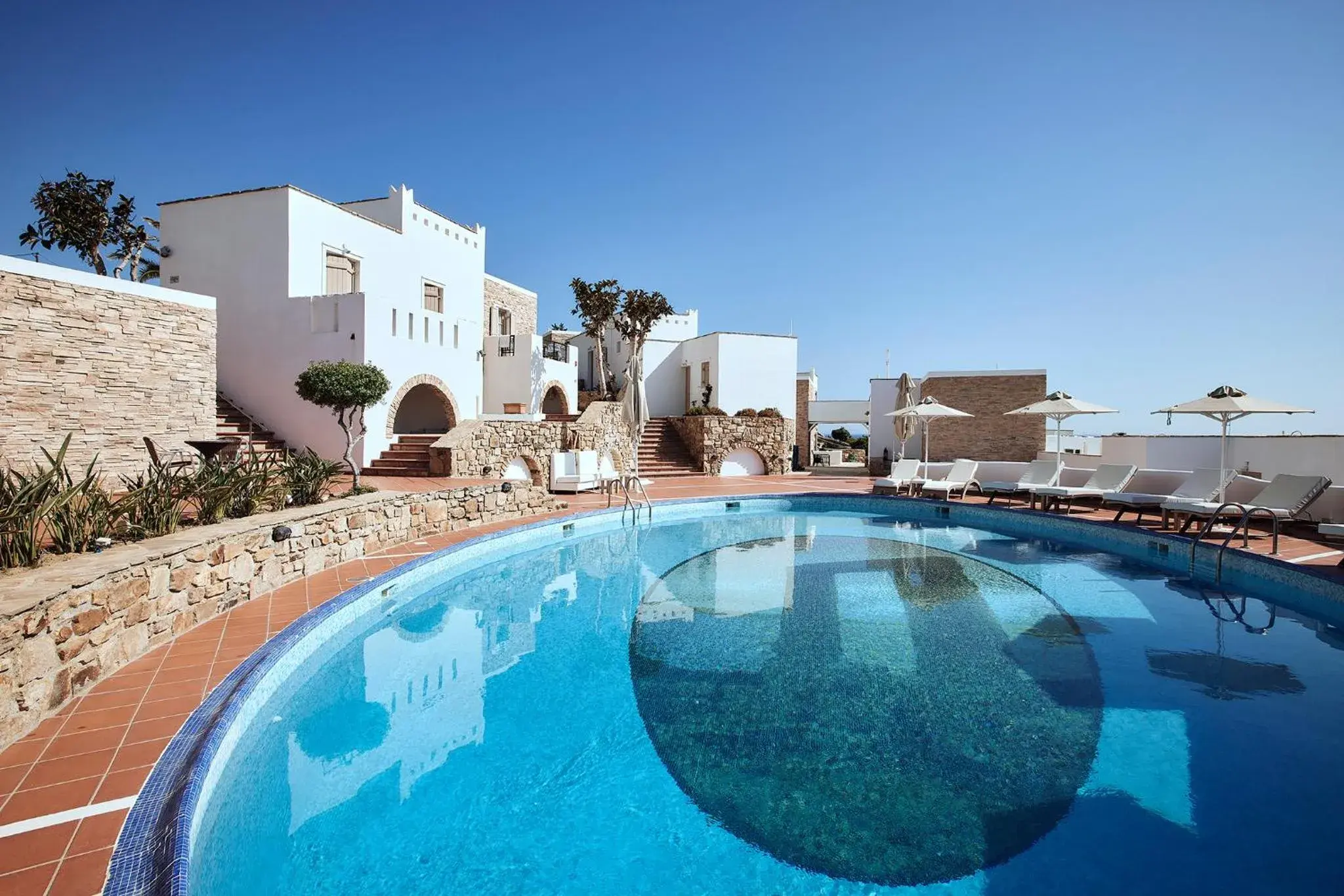 Property building, Swimming Pool in Naxos Magic Village