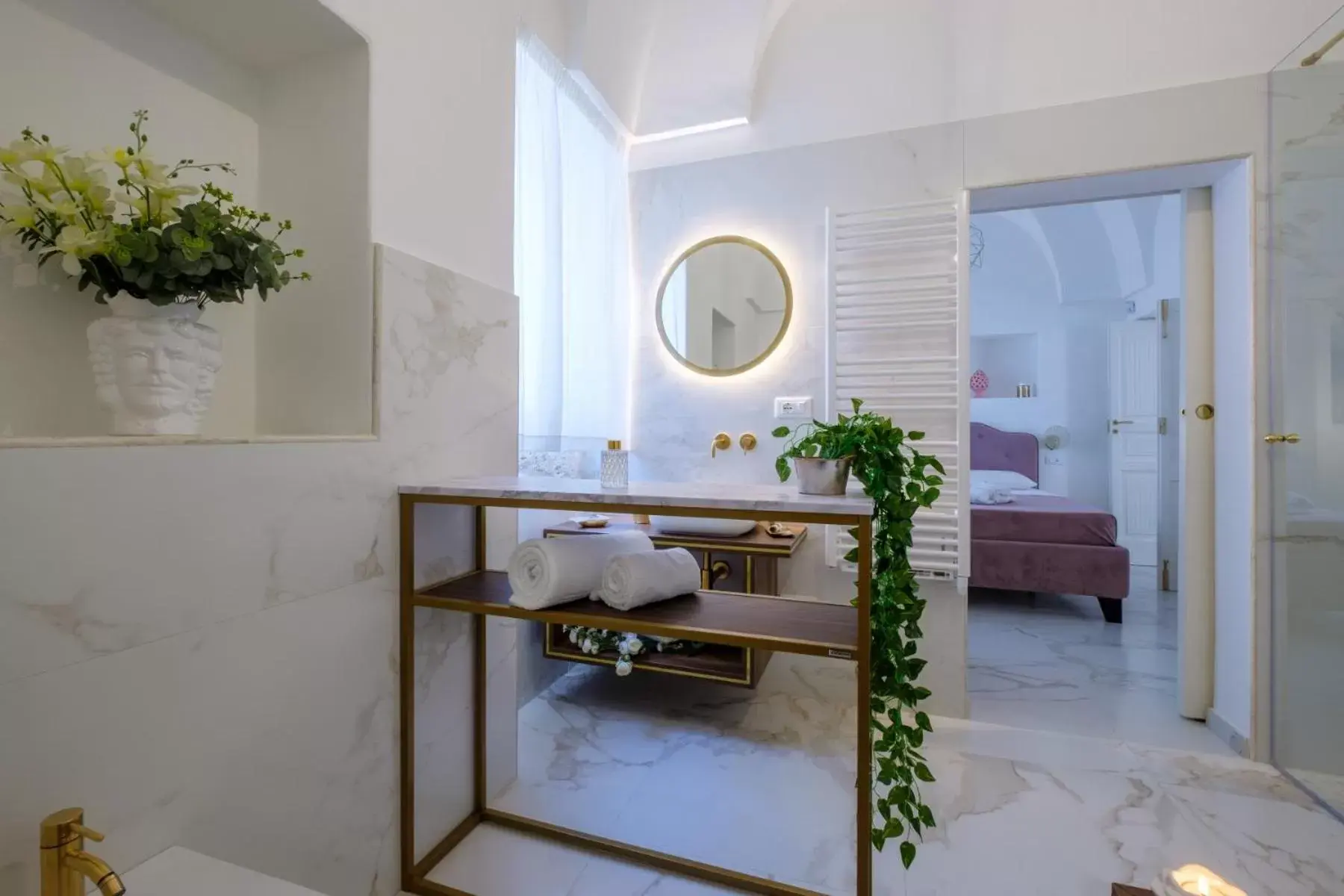 Bathroom in La Bella Ostuni Suites