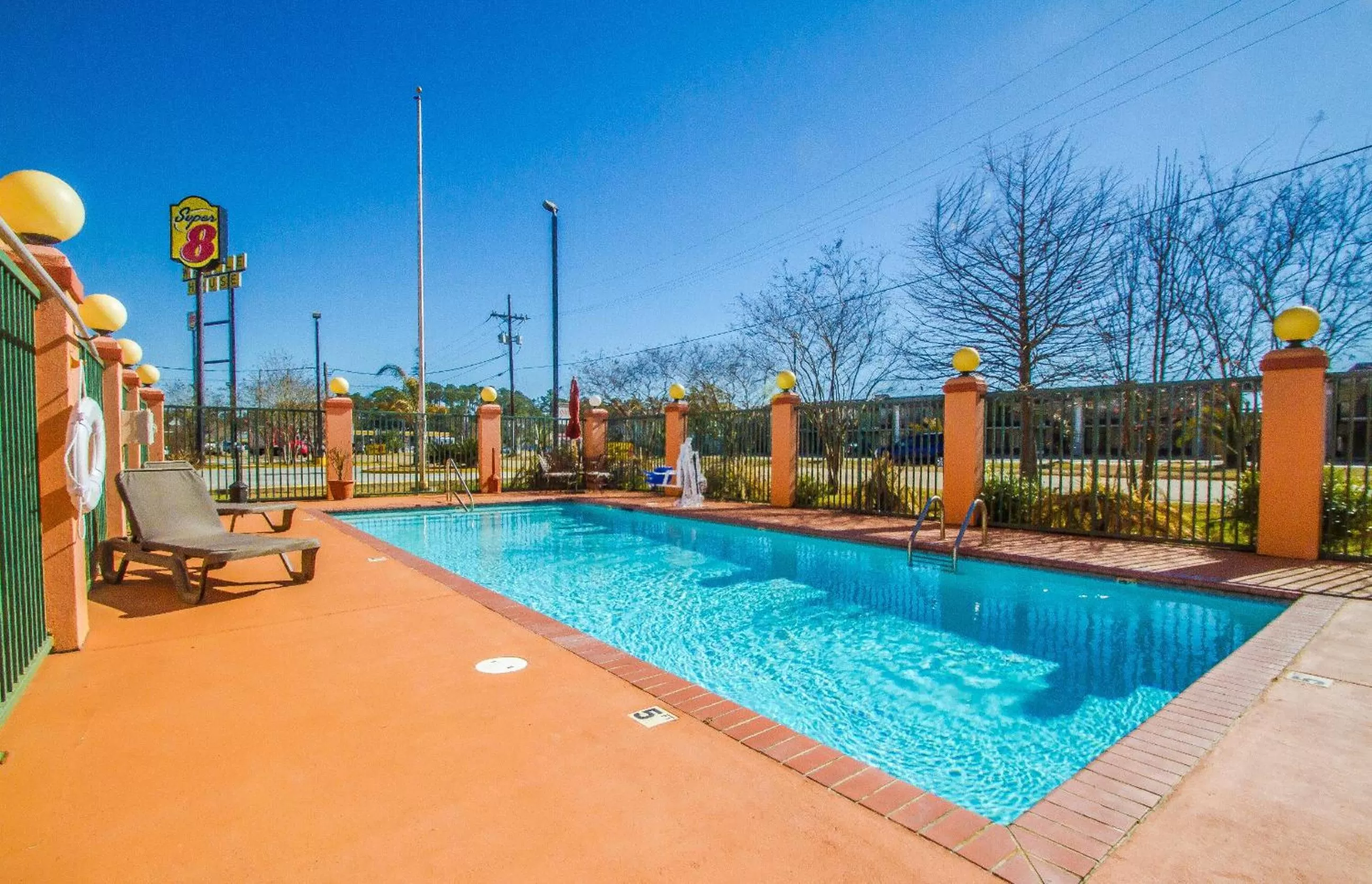 Swimming pool in Super 8 by Wyndham Covington