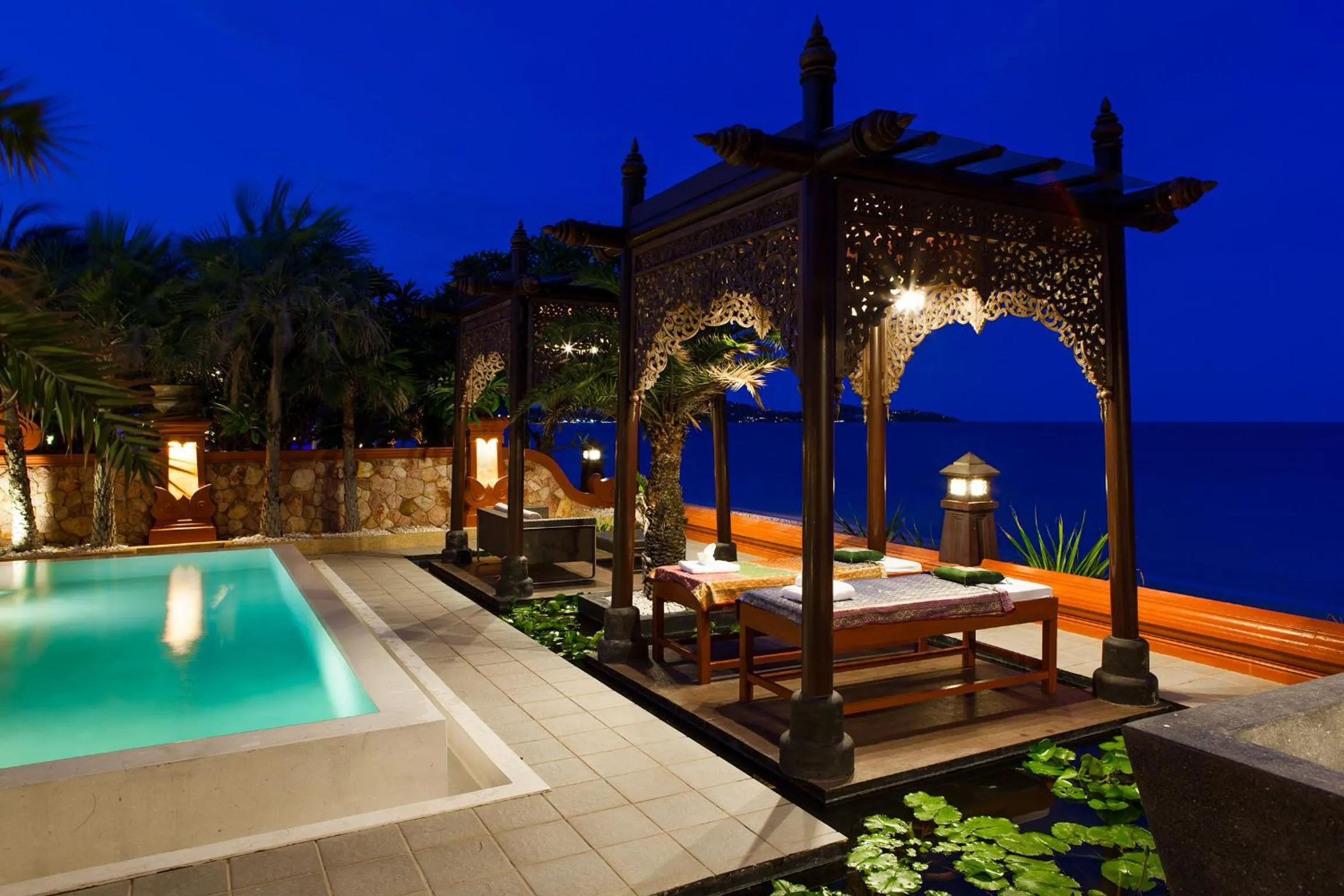 Patio in Ammatara Pura Pool Villa