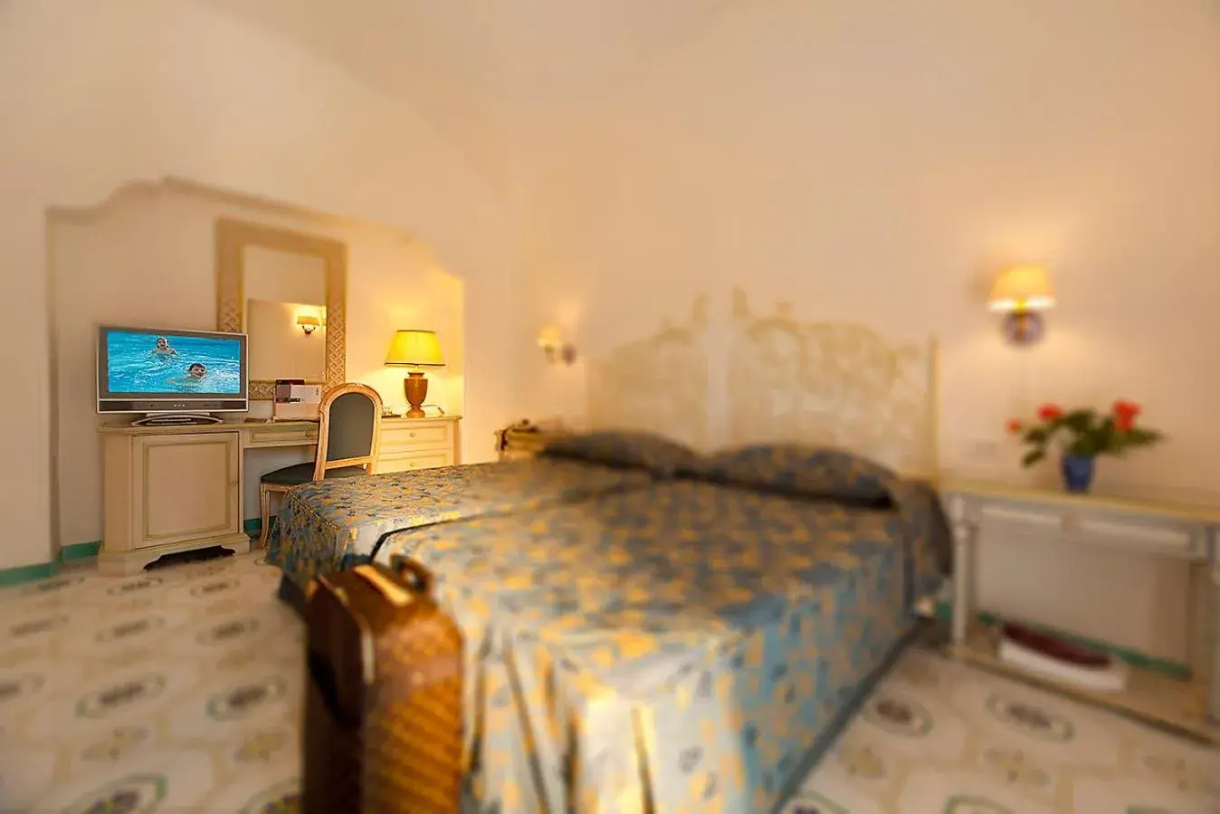 Bed in Grand Hotel Il Moresco