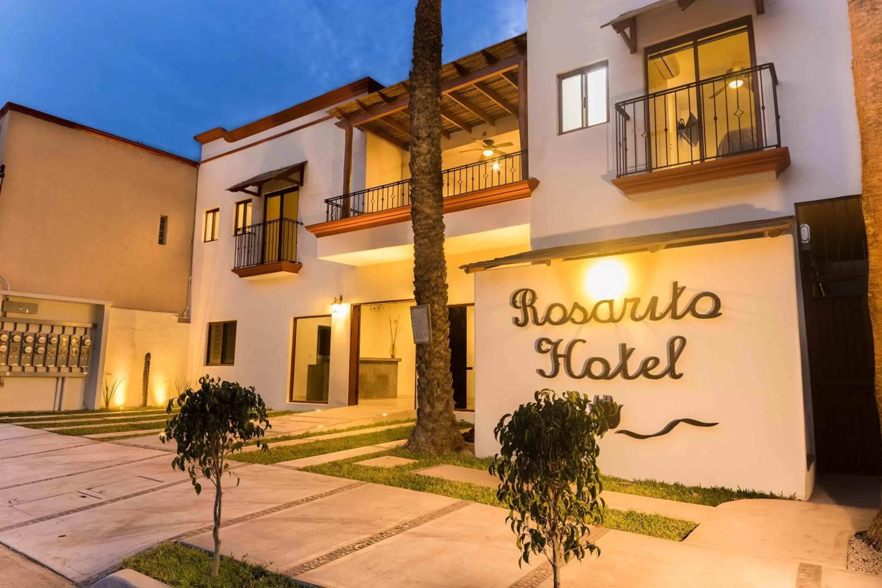 Facade/entrance, Property Building in Rosarito Hotel