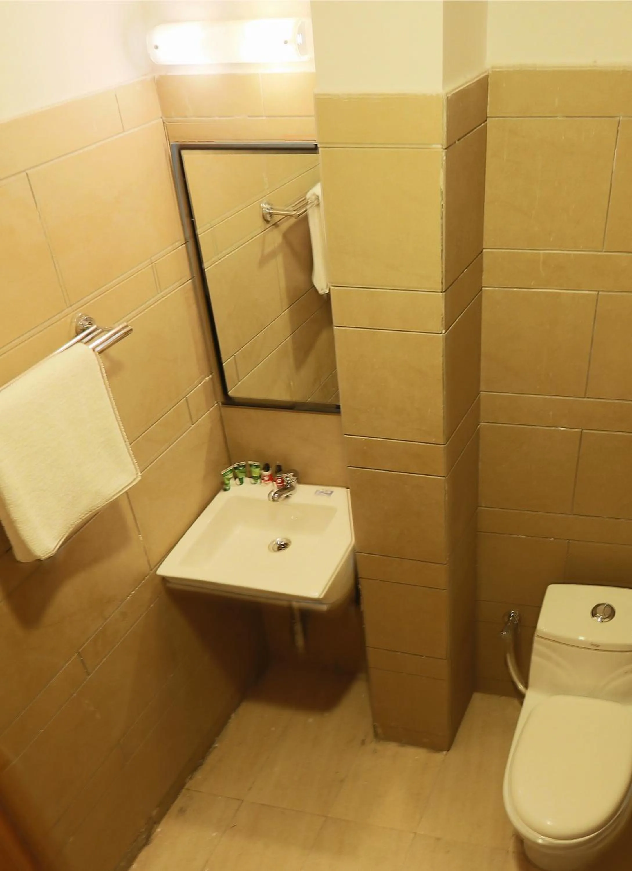 Bathroom in Hotel Aeroporto Nearest Landmark Aerocity delhi