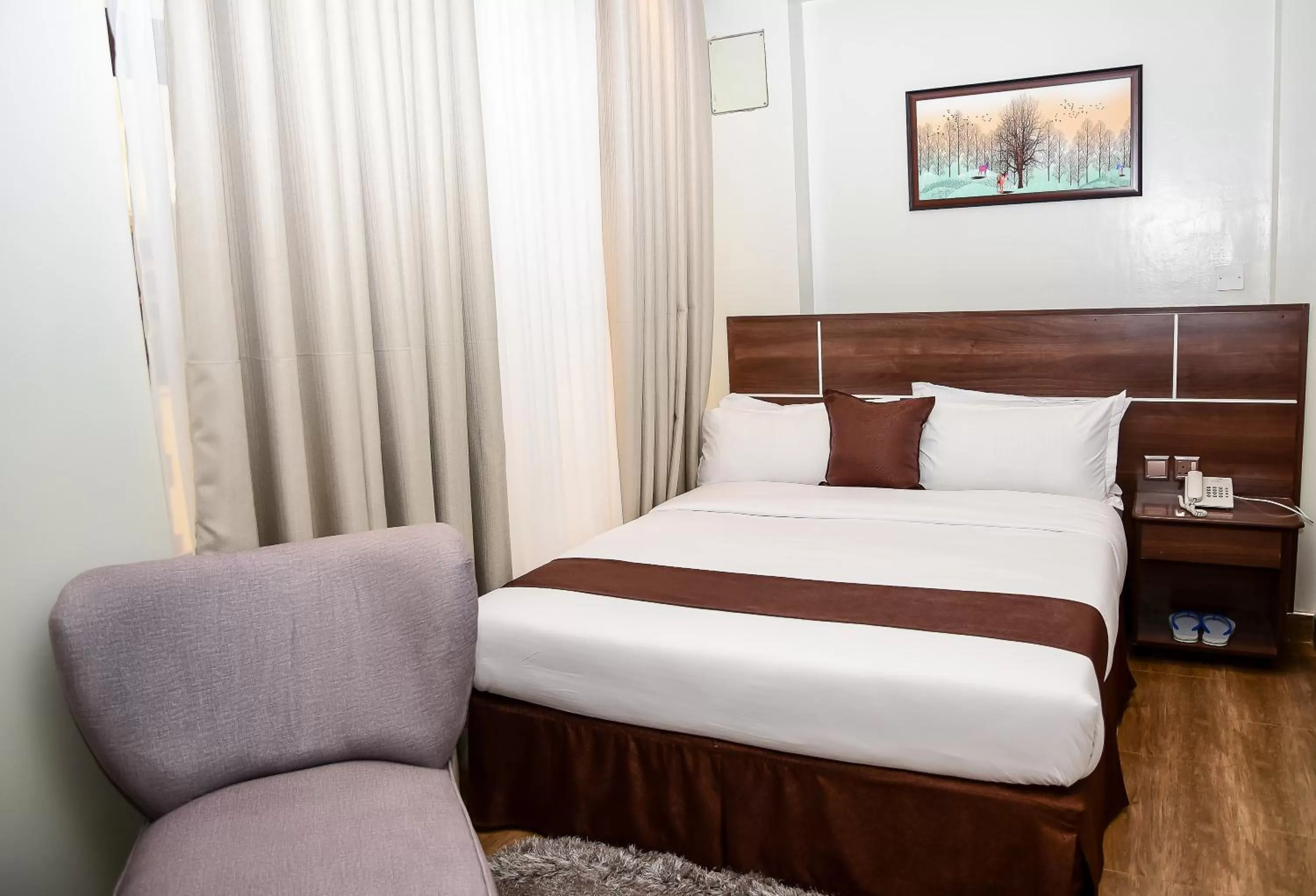 Bedroom, Bed in LA BEILA HOTEL MERU