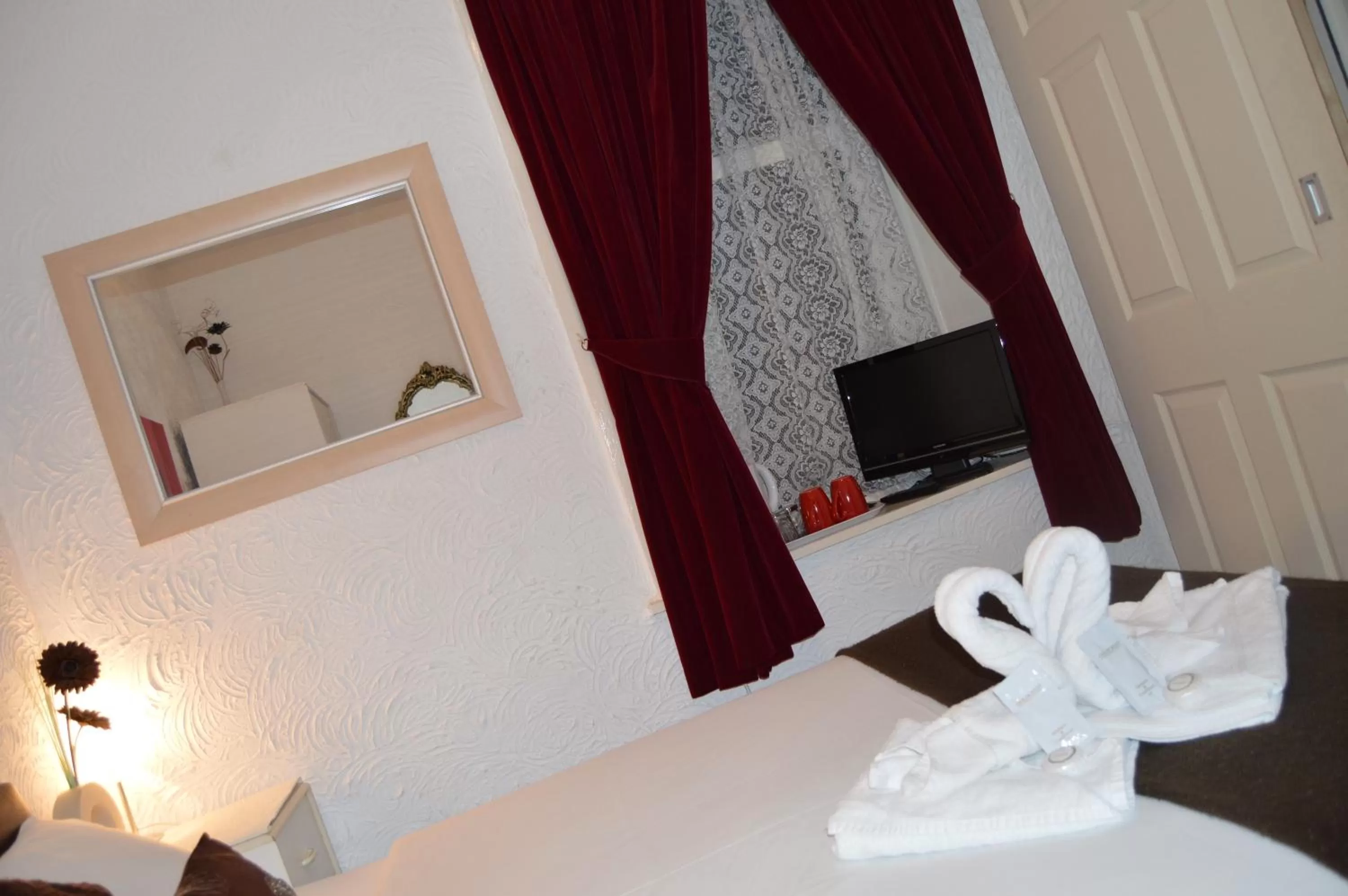 Decorative detail, Bed in Wilsons Hotel - Blackpool Tower View