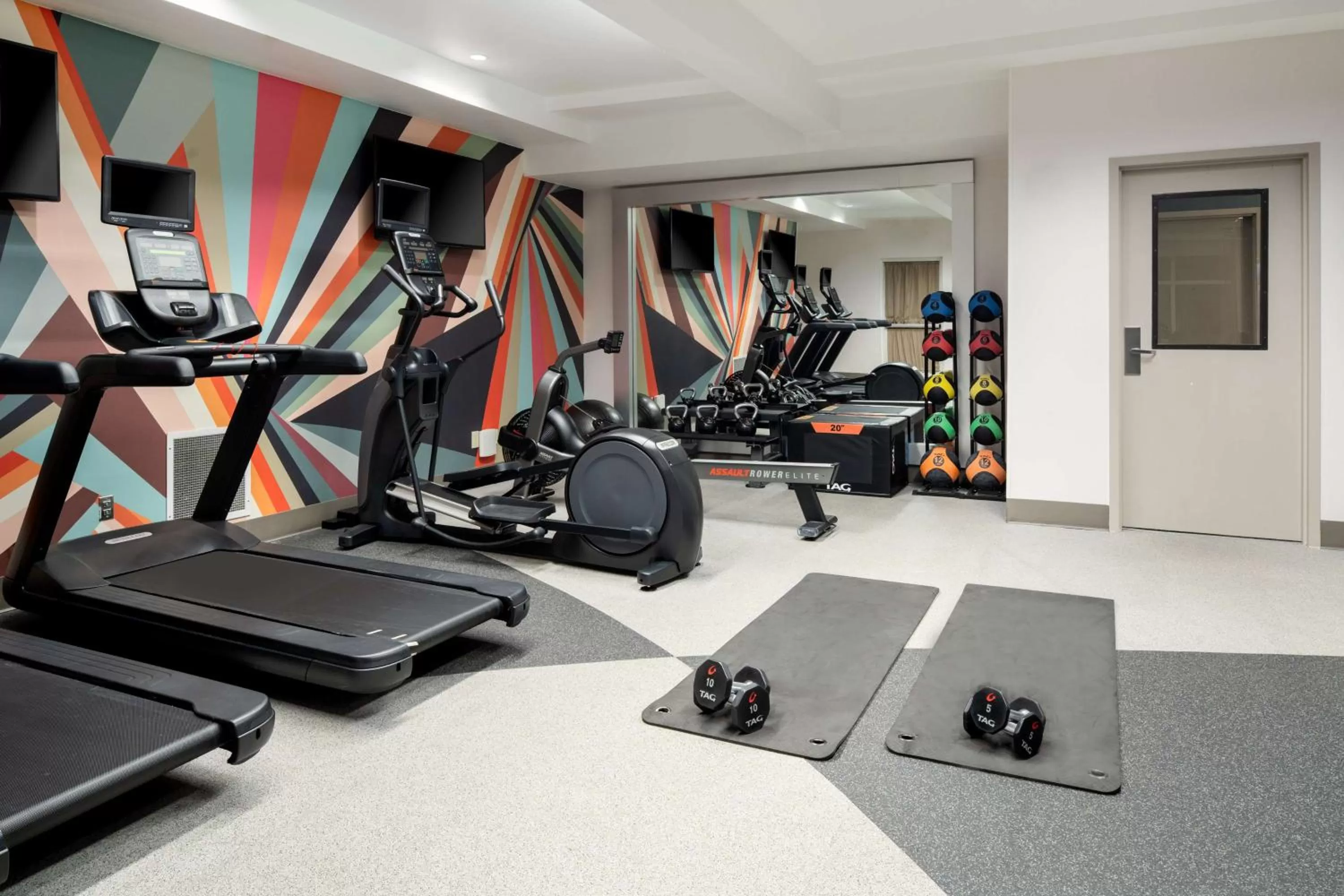 Fitness centre/facilities in Hilton Garden Inn Folsom