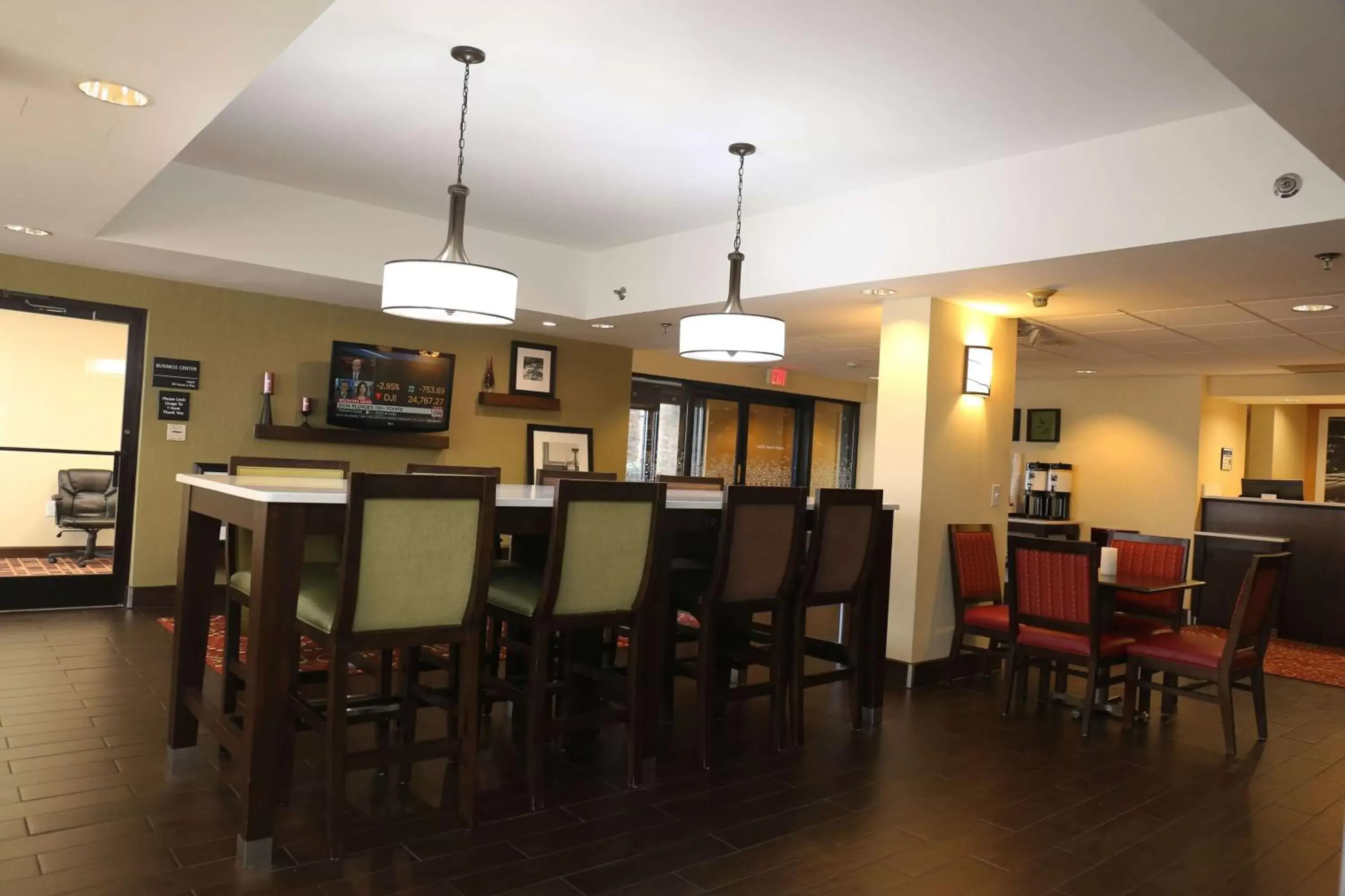 Lobby or reception, Restaurant/Places to Eat in Hampton Inn Sumter