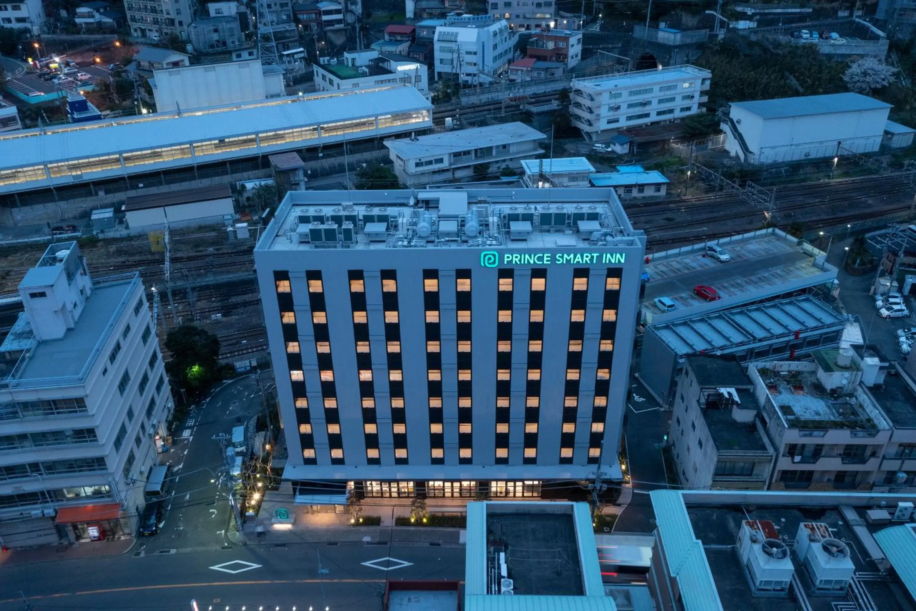 Property building, Bird's-eye View in Prince Smart Inn Atami