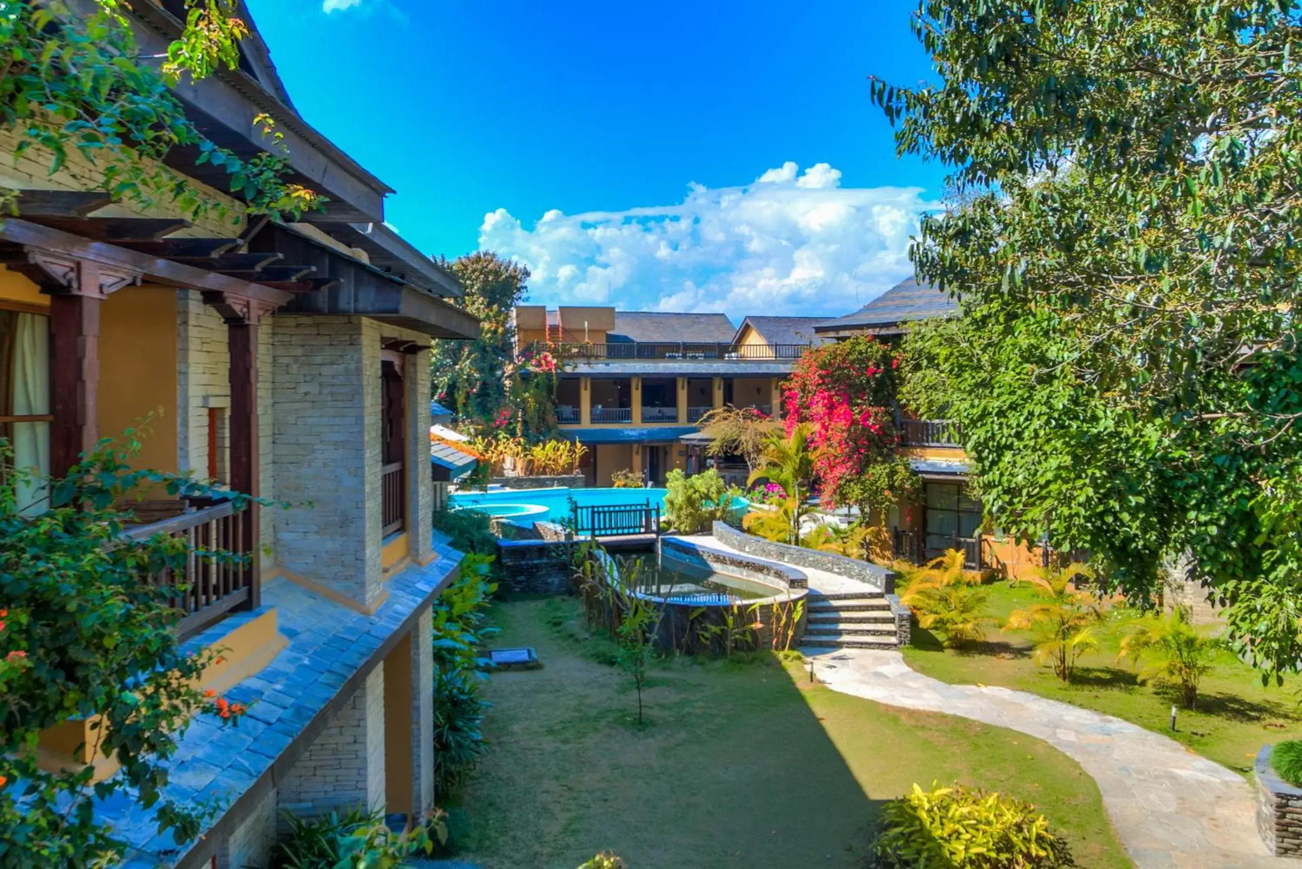 Property building in Temple Tree Resort & Spa, Pokhara Property building in Temple Tree Resort & Spa, Pokhara