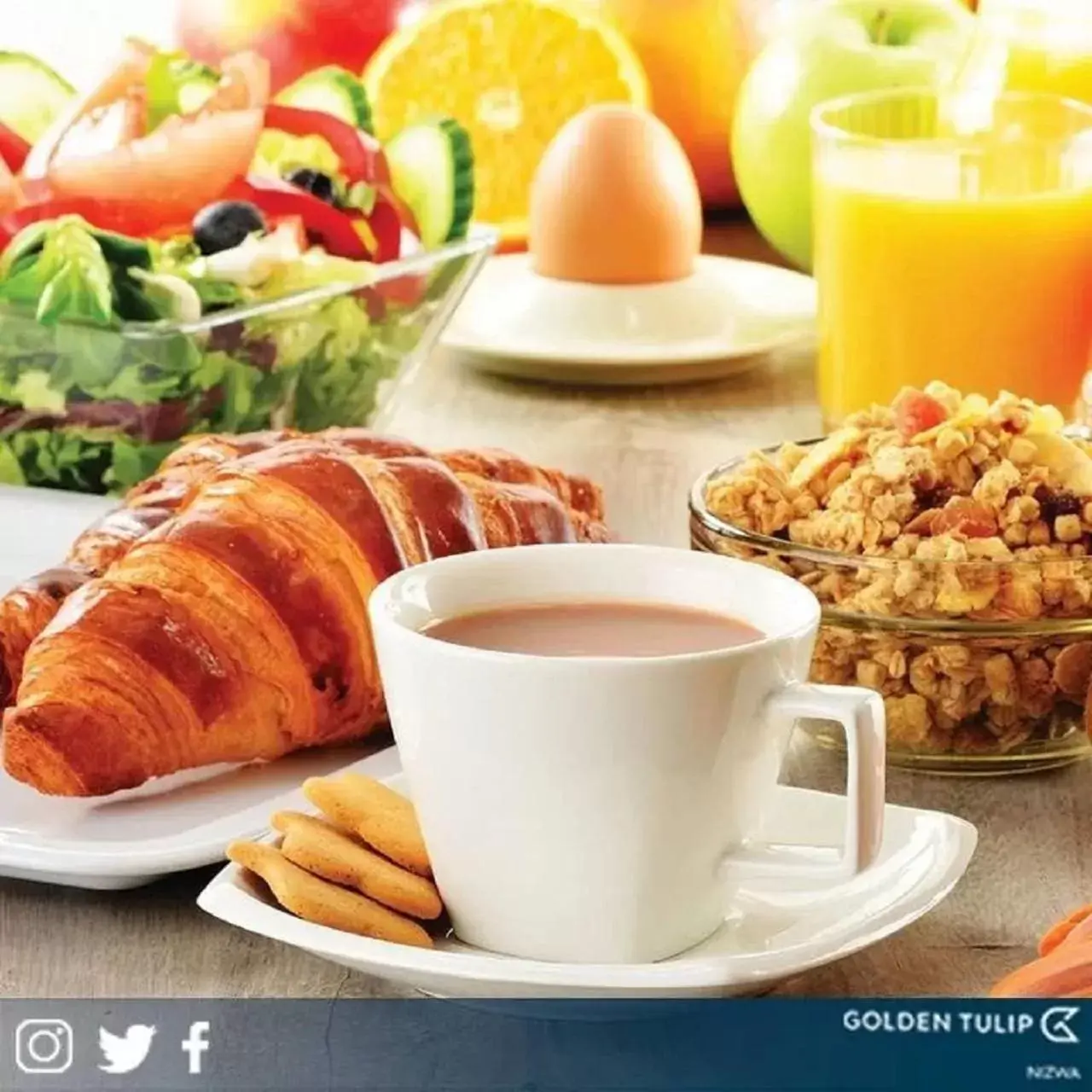 Breakfast in Golden Tulip Nizwa Hotel