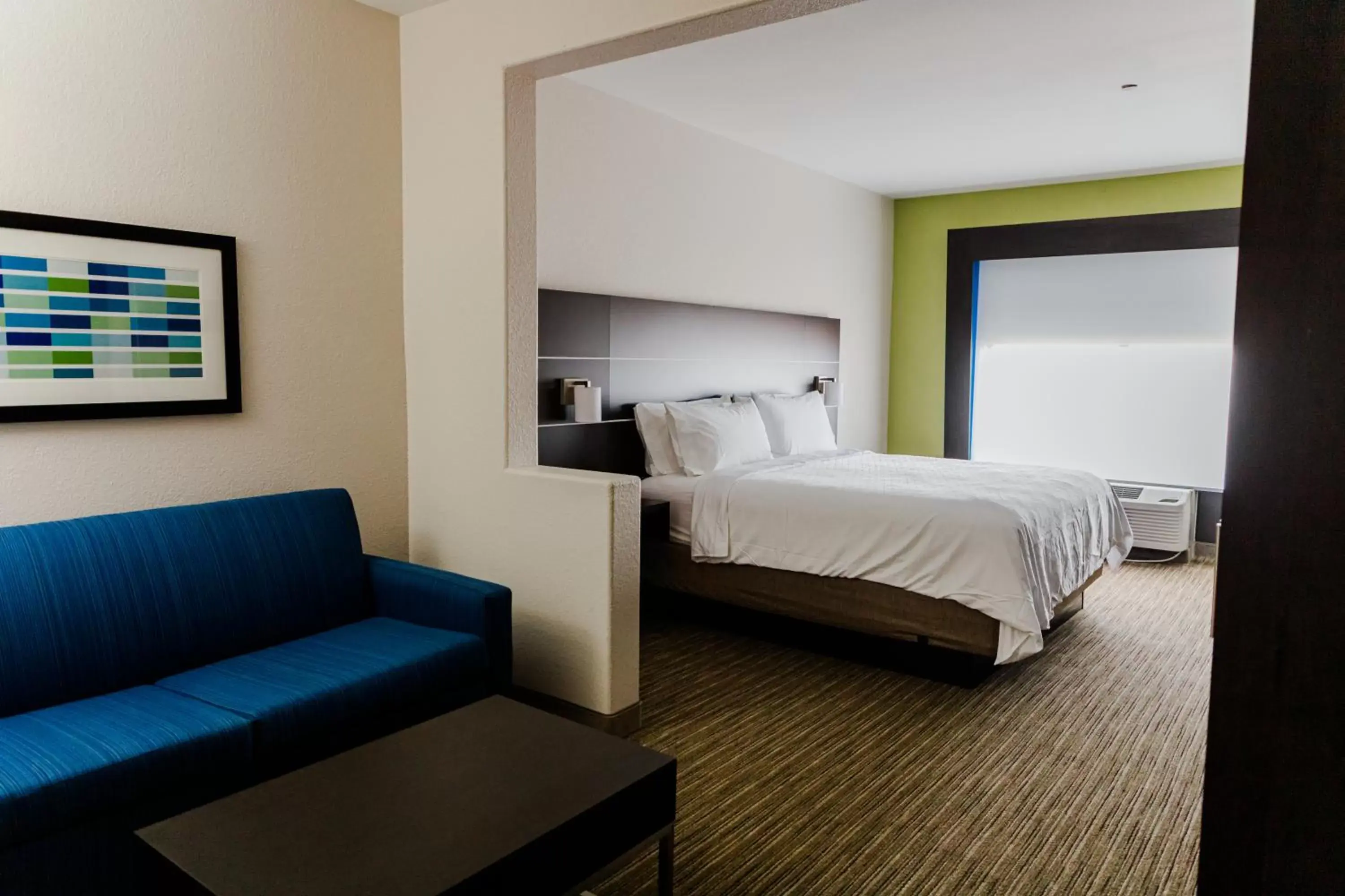 Bed in Holiday Inn Express Hotel & Suites Greenville, an IHG Hotel