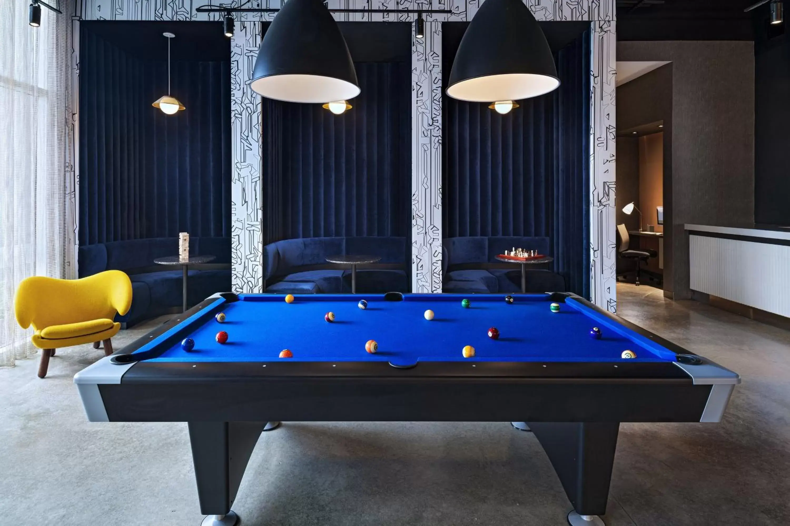 Swimming pool, Billiards in Aloft Little Rock West