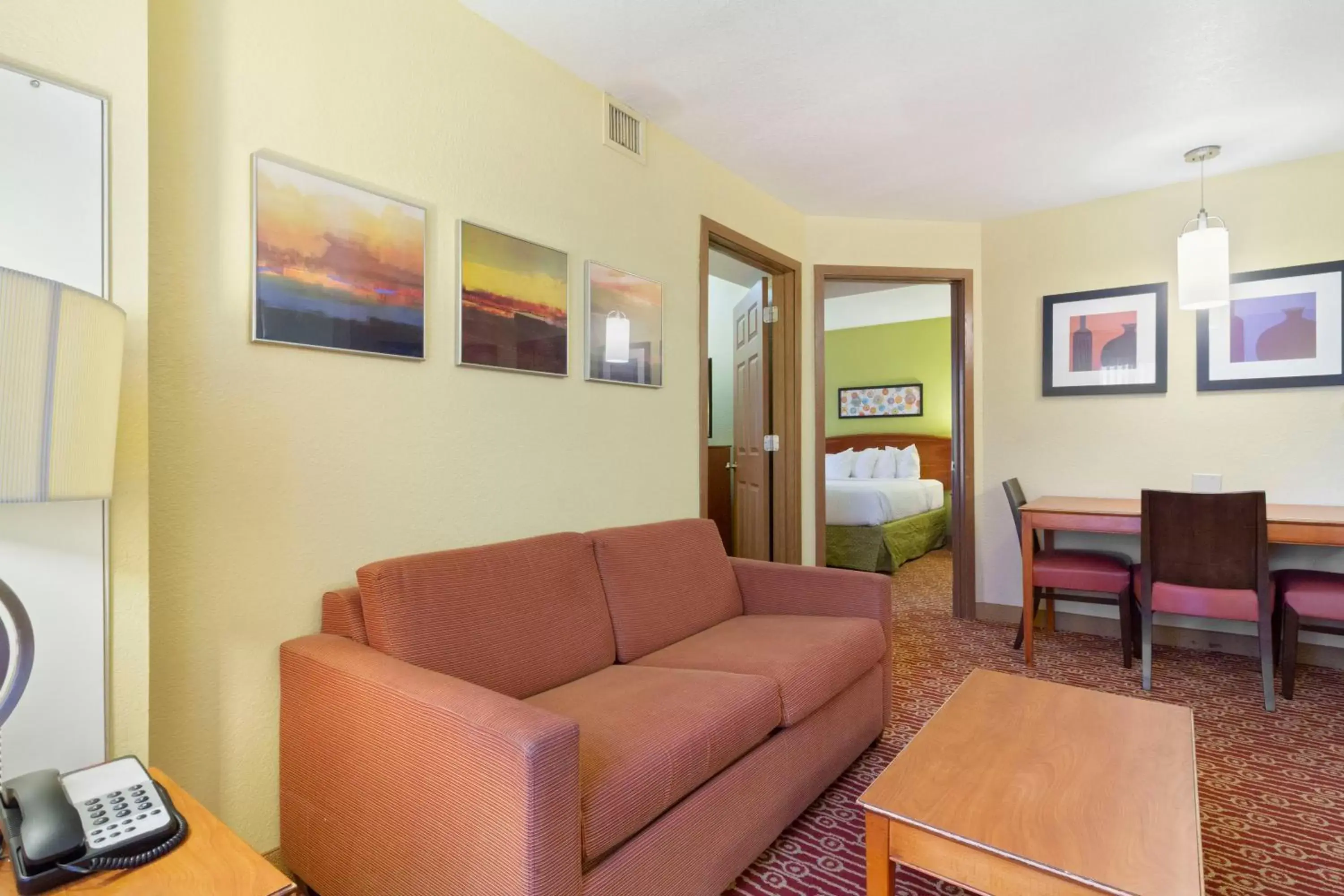 Living room, Seating Area in Extended Stay America Suites - Virginia Beach