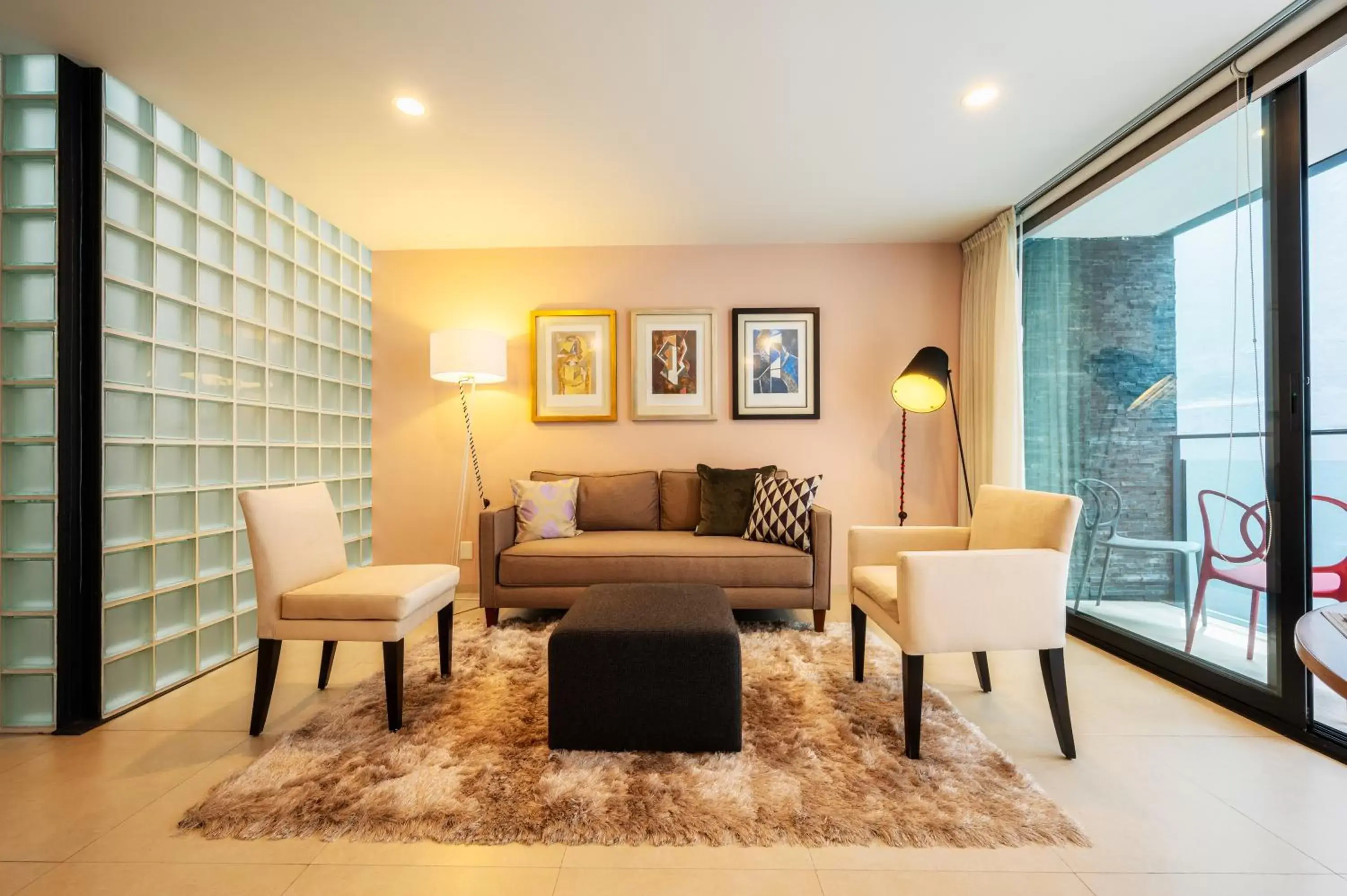 Living room, Seating Area in Capitalia - Apartments - CÉFIRO CINCO