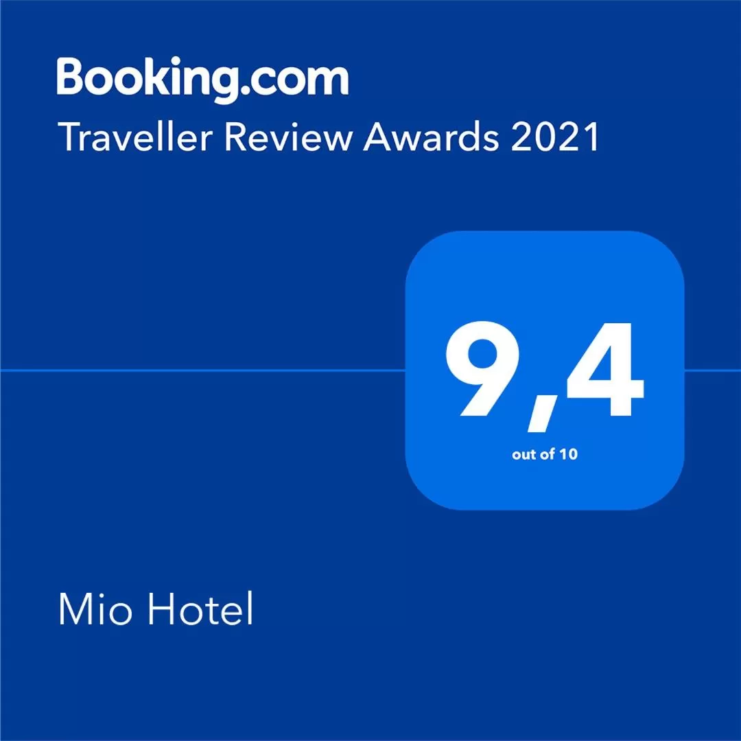Certificate/Award, Logo/Certificate/Sign/Award in Mio Hotel