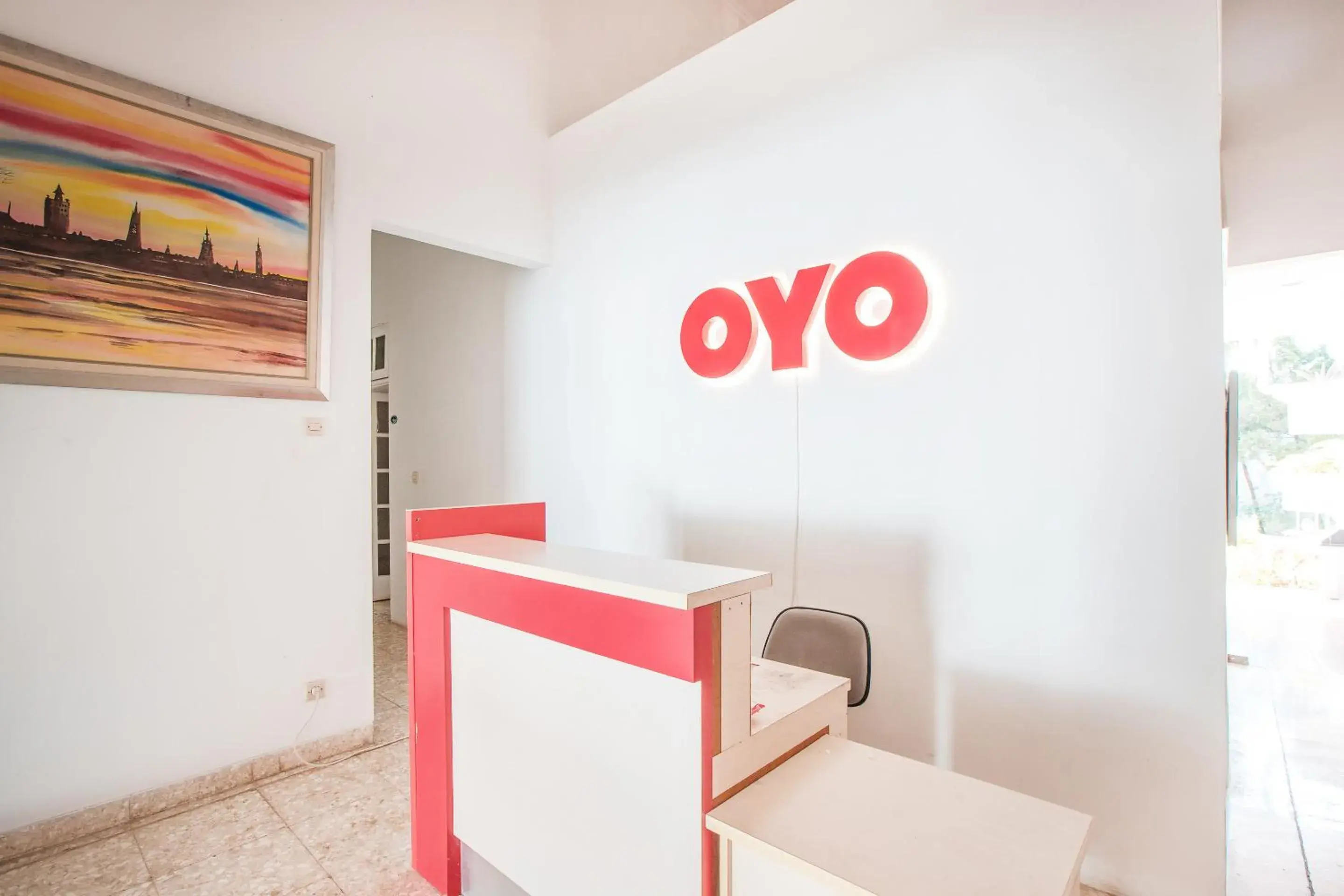 Lobby or reception in OYO 332 Residence G17