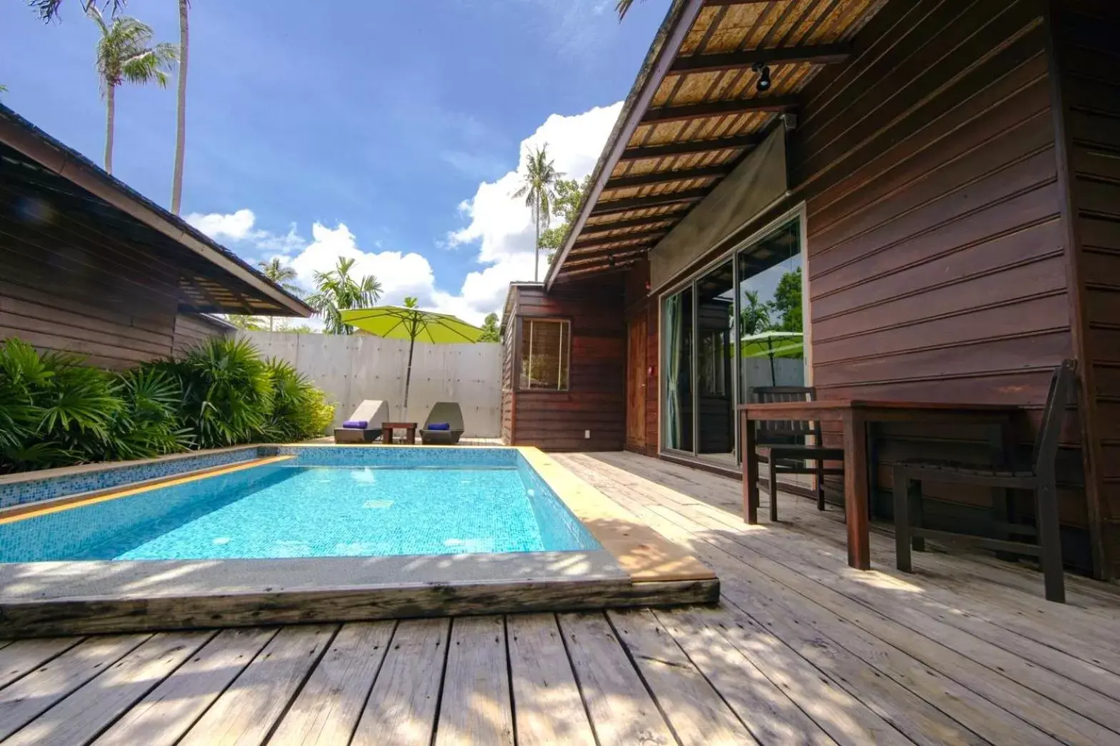 Garden, Swimming Pool in GajaPuri Resort Koh Chang