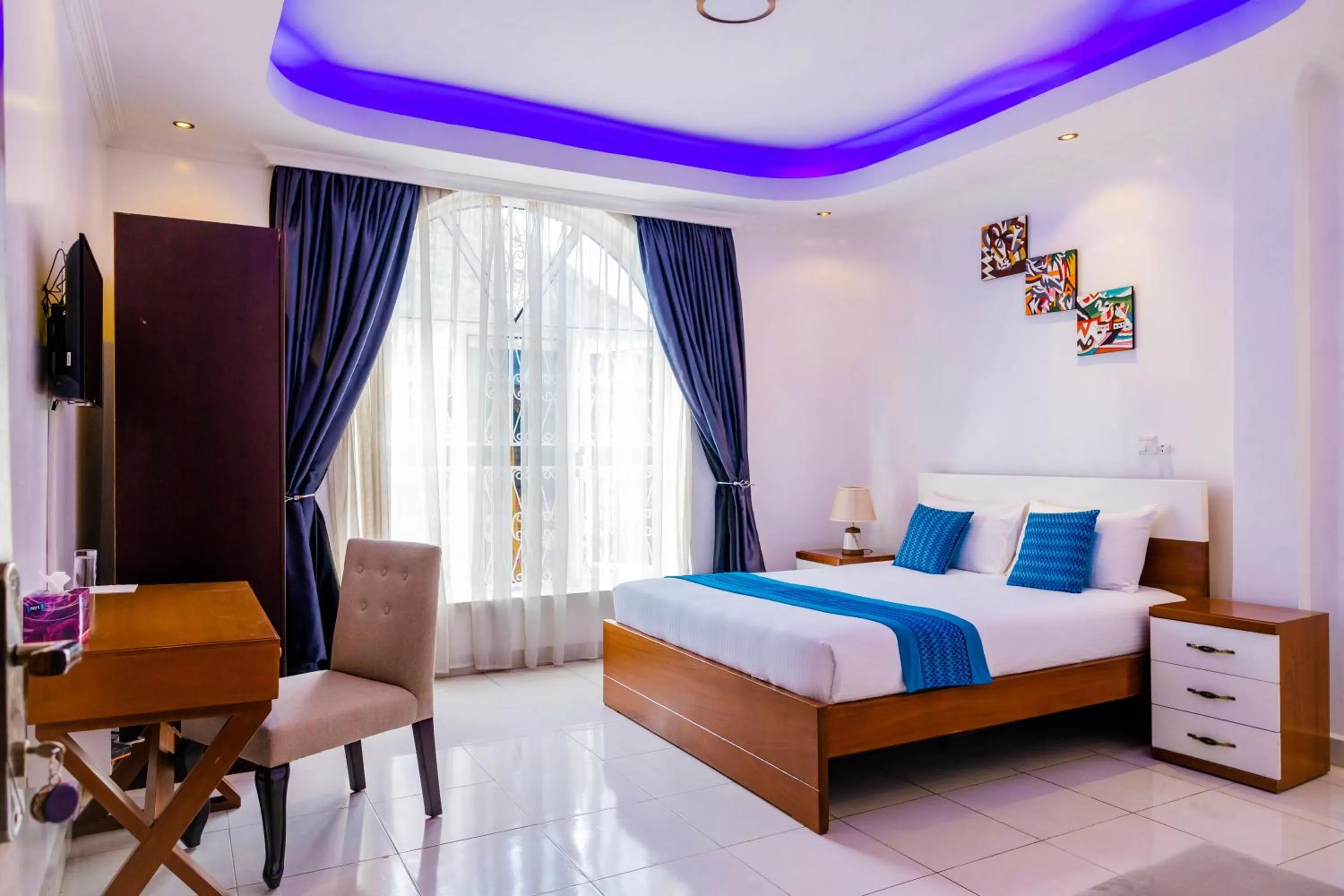 Bedroom, Bed in Villa Asimba