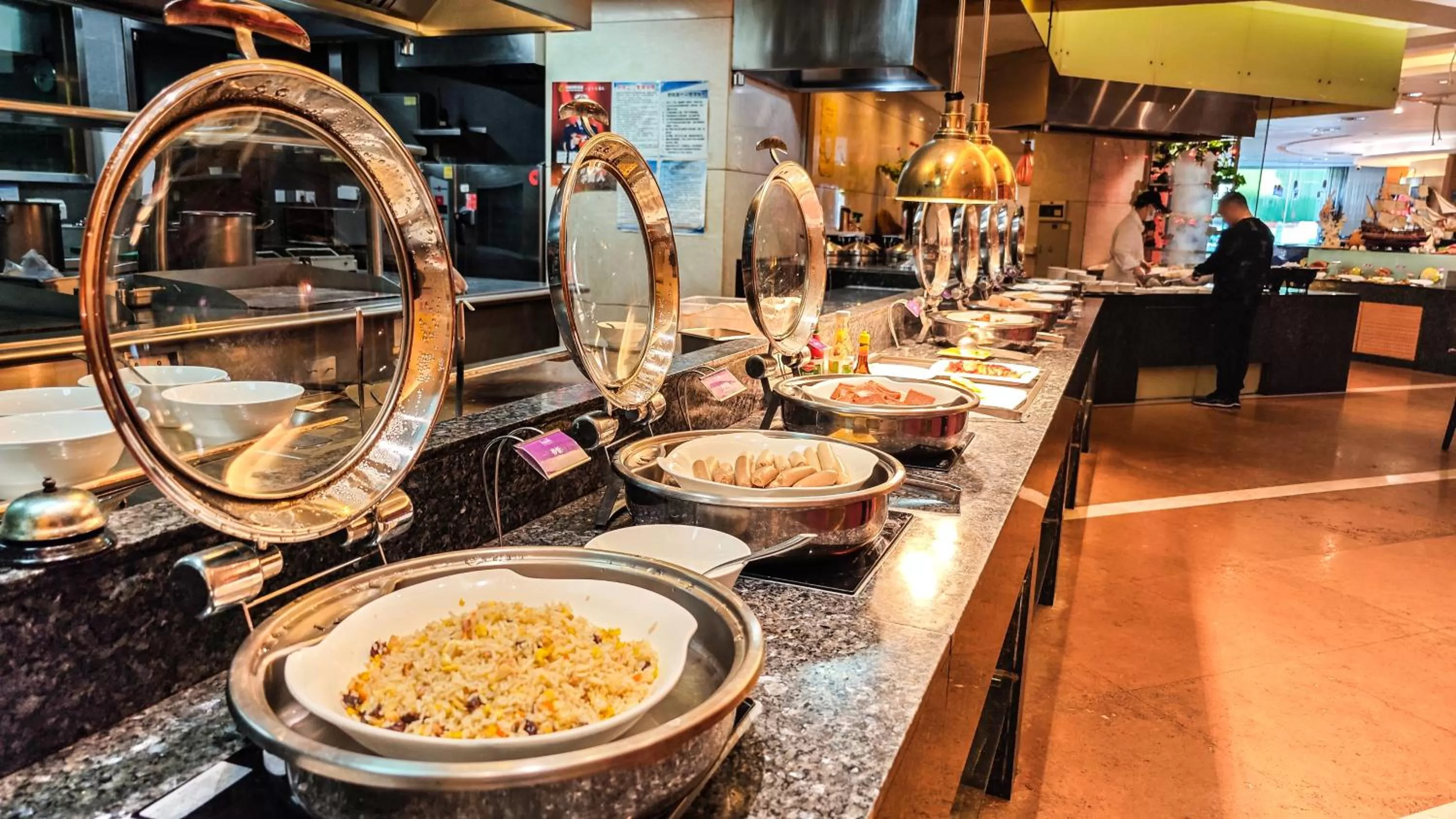 Buffet breakfast in The Pavilion Century Tower (Huaqiang NorthBusiness Zone)