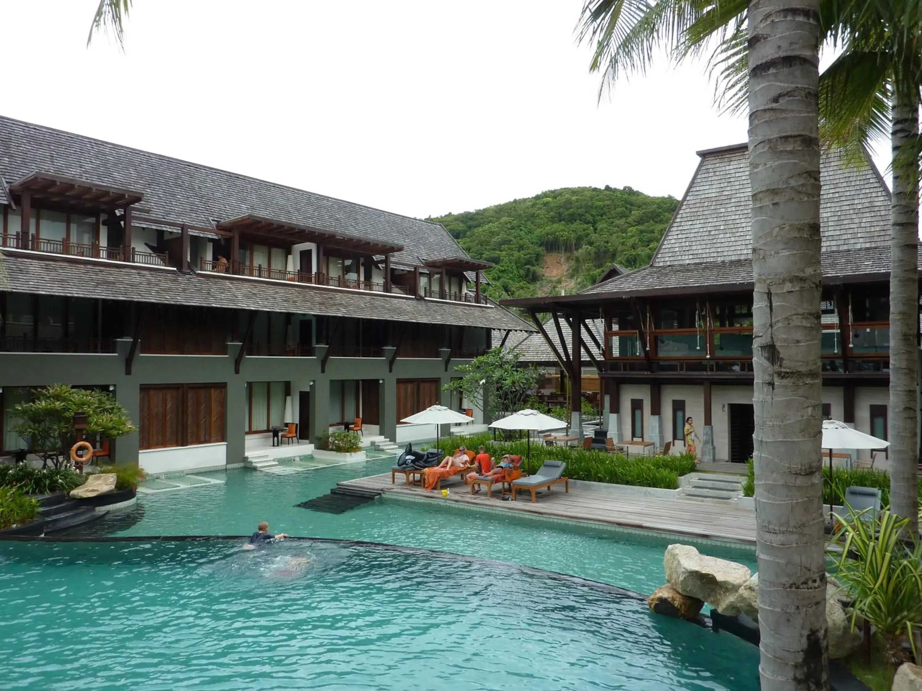 Swimming pool, Property Building in Mai Samui Beach Resort & Spa - SHA Plus
