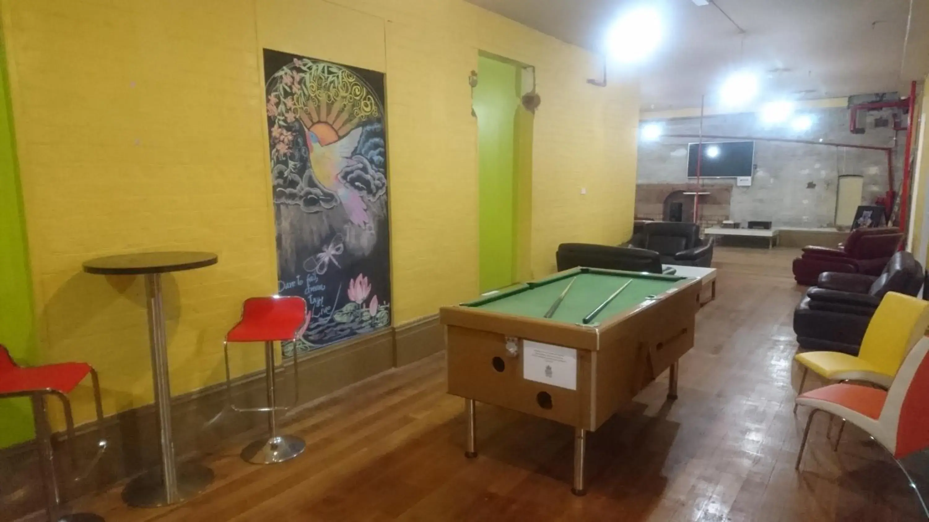 Billiards in Backpackers Imperial Hotel