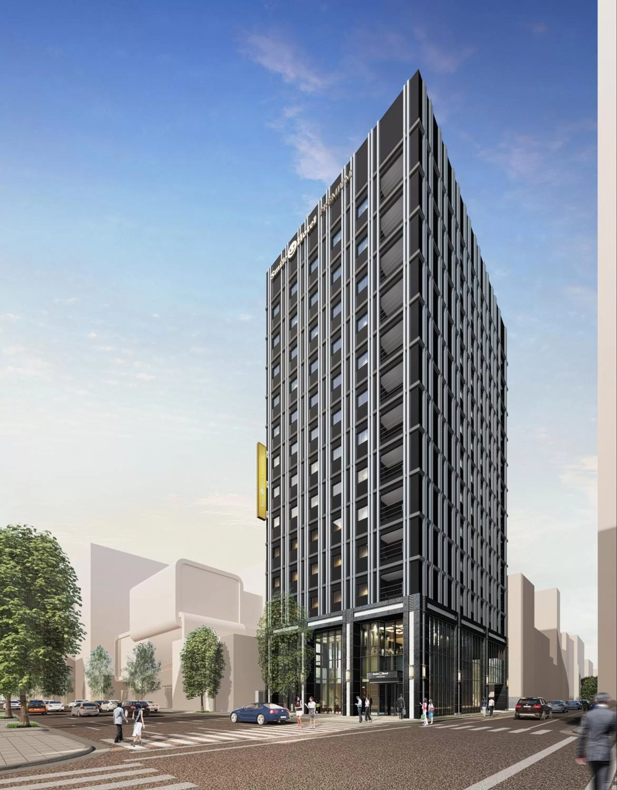 Property building in Smile Hotel Premium Osaka Higashishinsaibashi