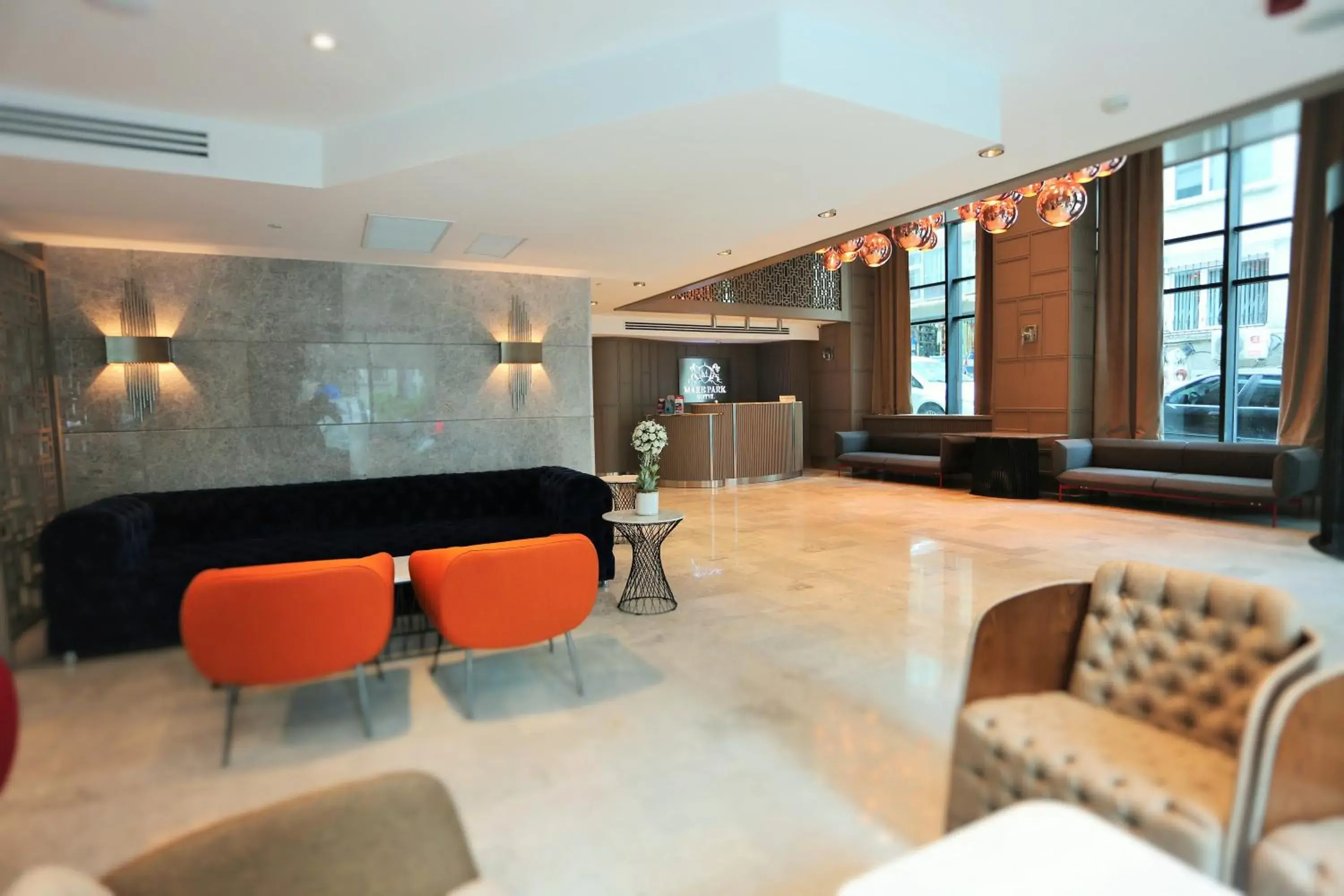 Seating area, Lobby/Reception in MARE PARK Hotel & SPA