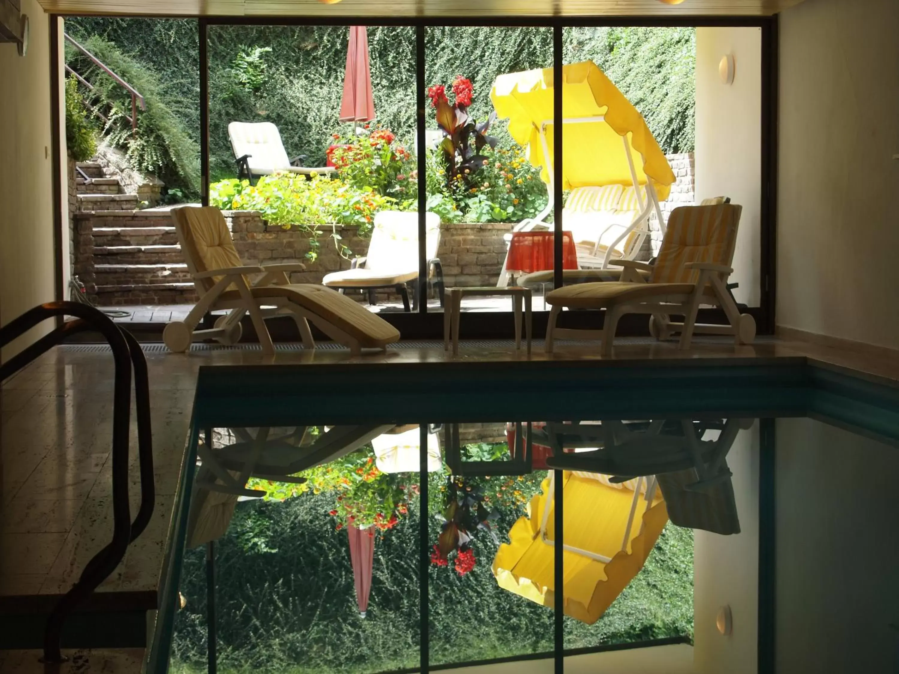 Spa and wellness centre/facilities, Patio/Outdoor Area in Hotel Sonnhof