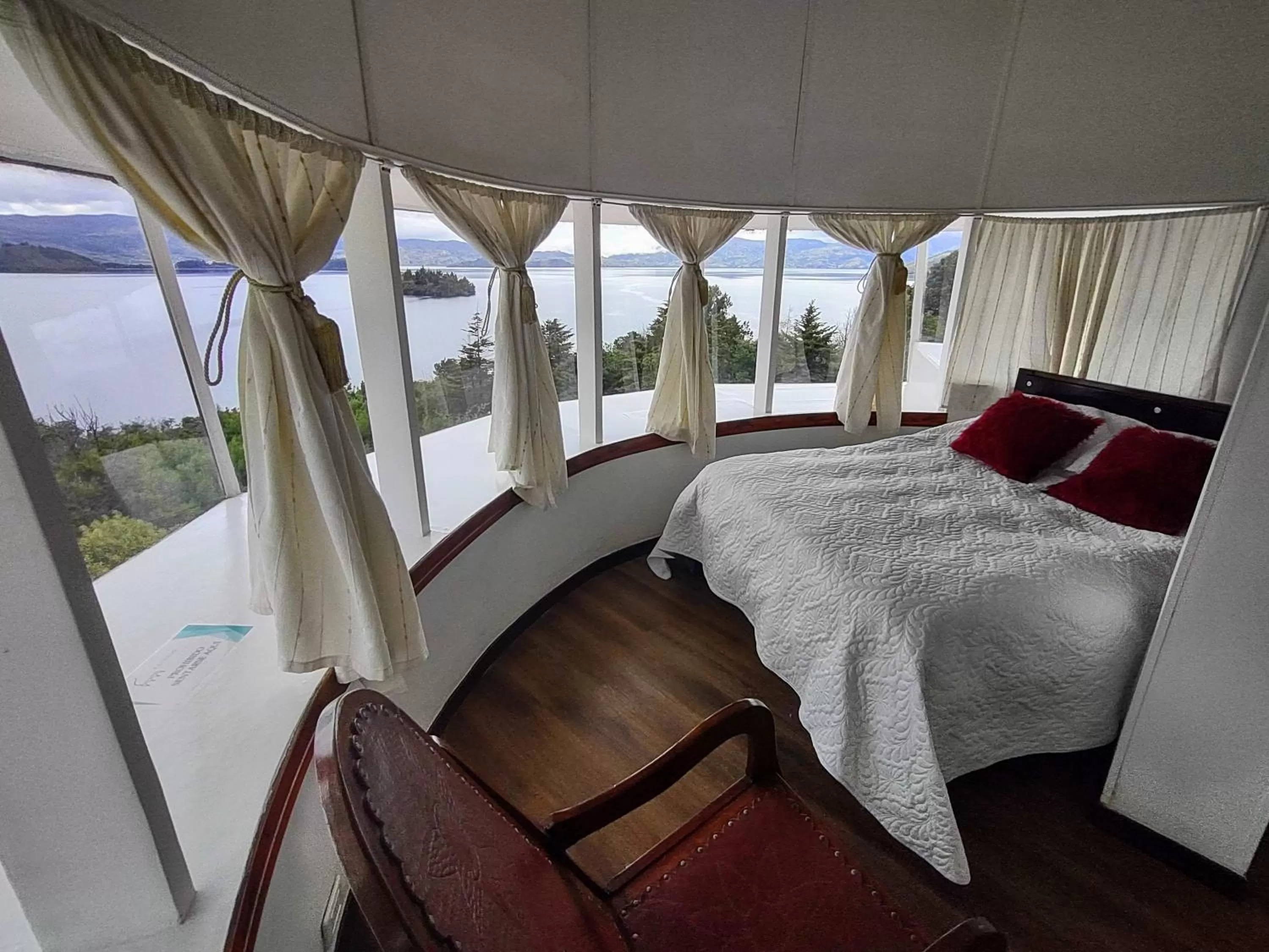 Bedroom, Bed in Refugio Génesis habitaciones Lago de Tota