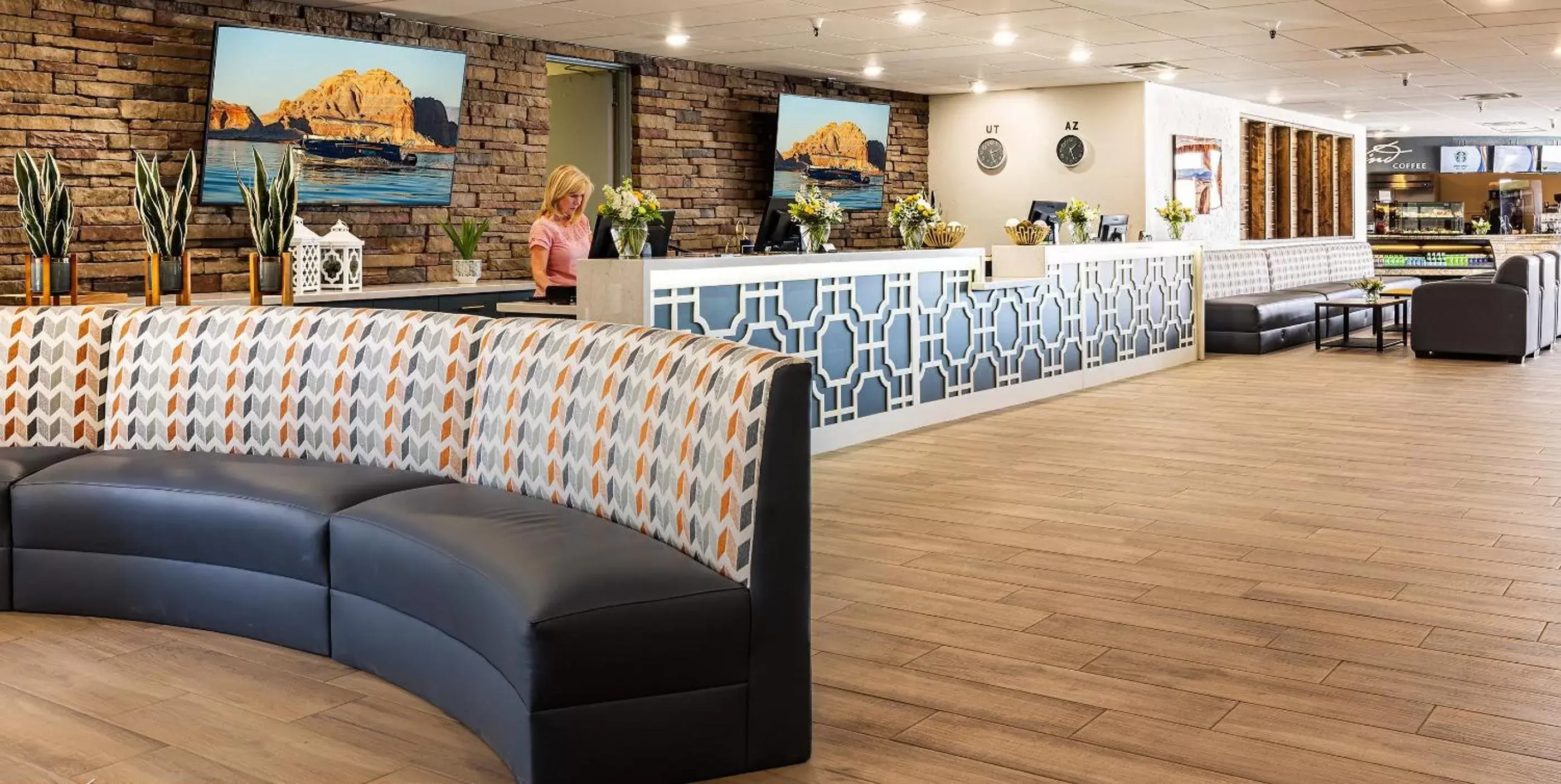 Lobby or reception in Lake Powell Resort Lobby or reception in Lake Powell Resort