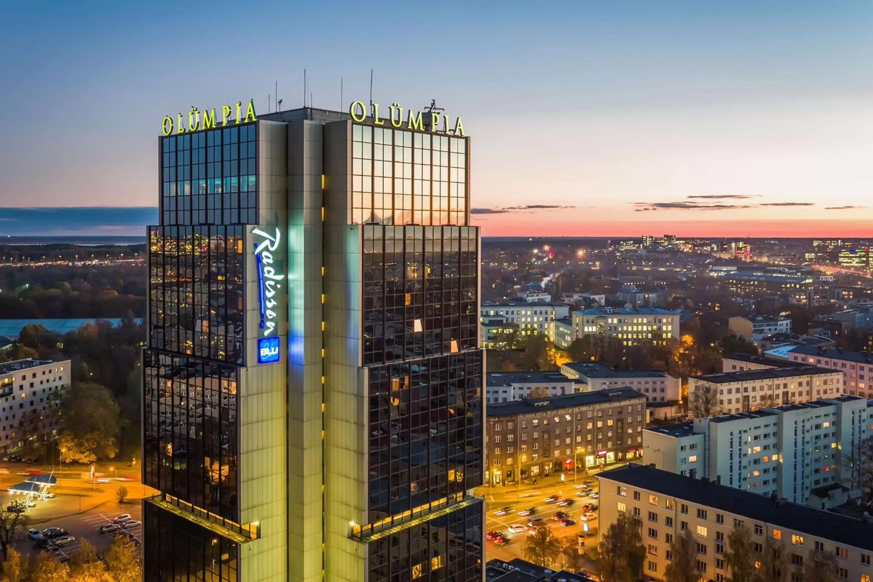 Property building in Radisson Blu Hotel Olümpia