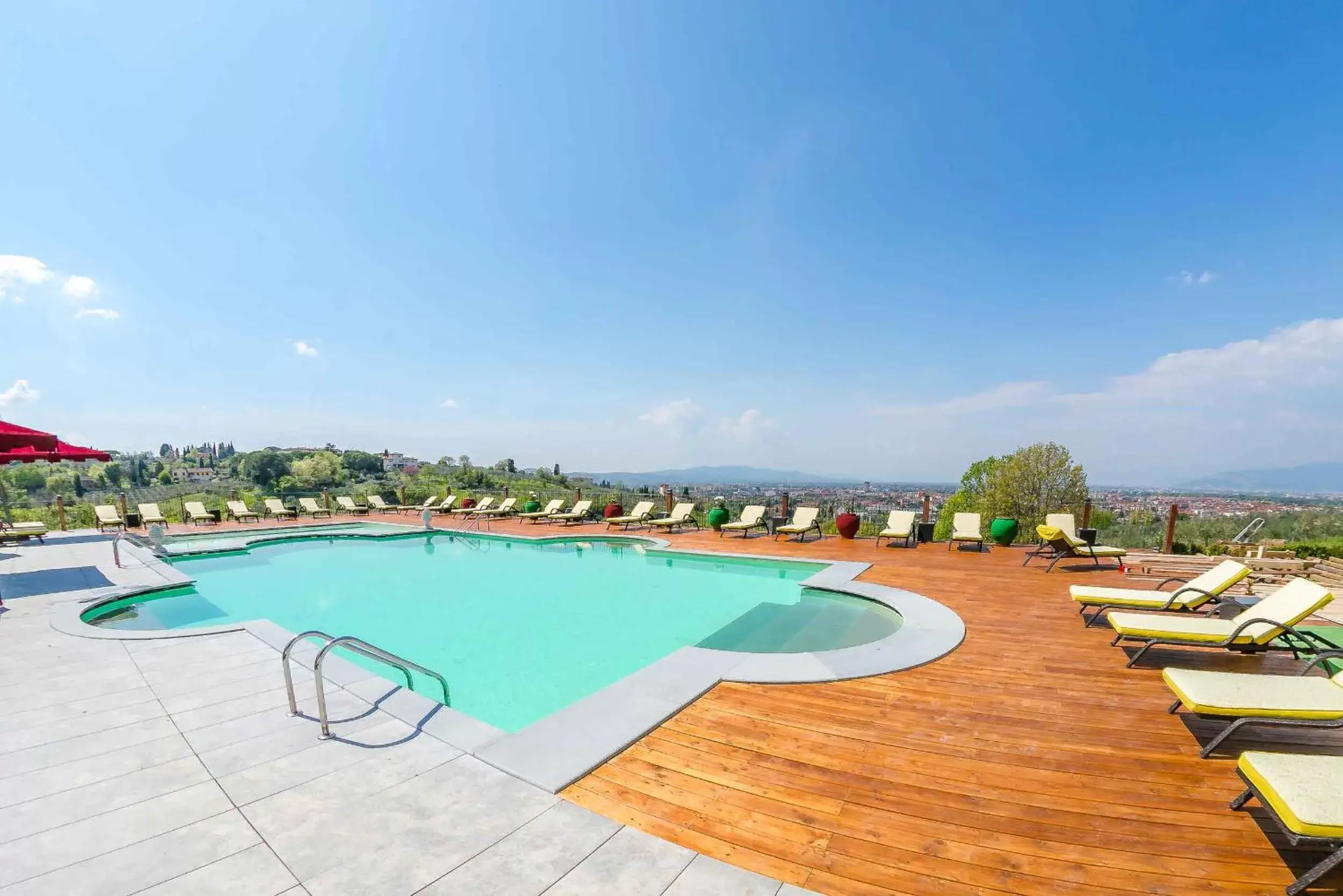 Pool view, Swimming Pool in Villa Tolomei Hotel & Resort