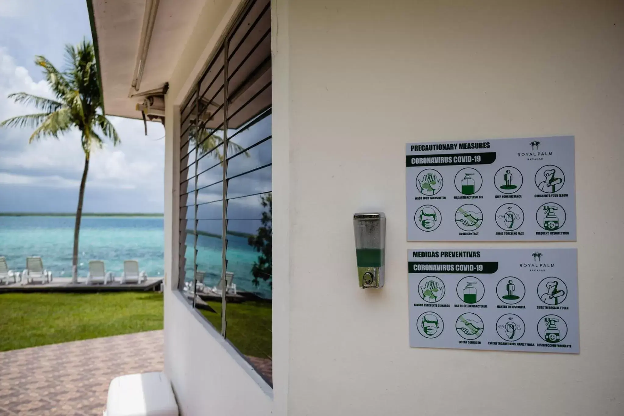 Sea view in Royal Palm Bacalar Cabañas & Lagoon Club