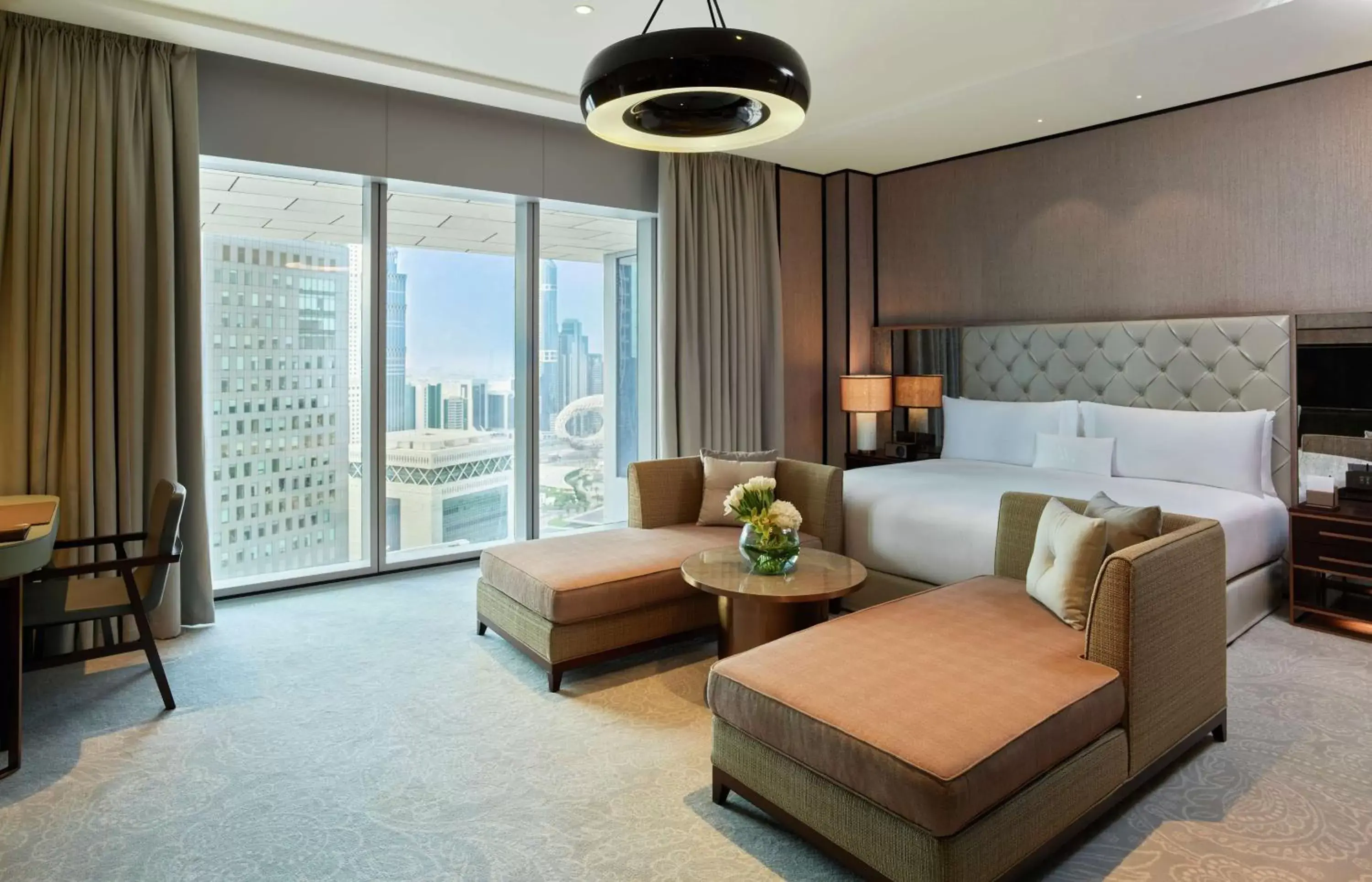 Living room in Waldorf Astoria Dubai International Financial Centre