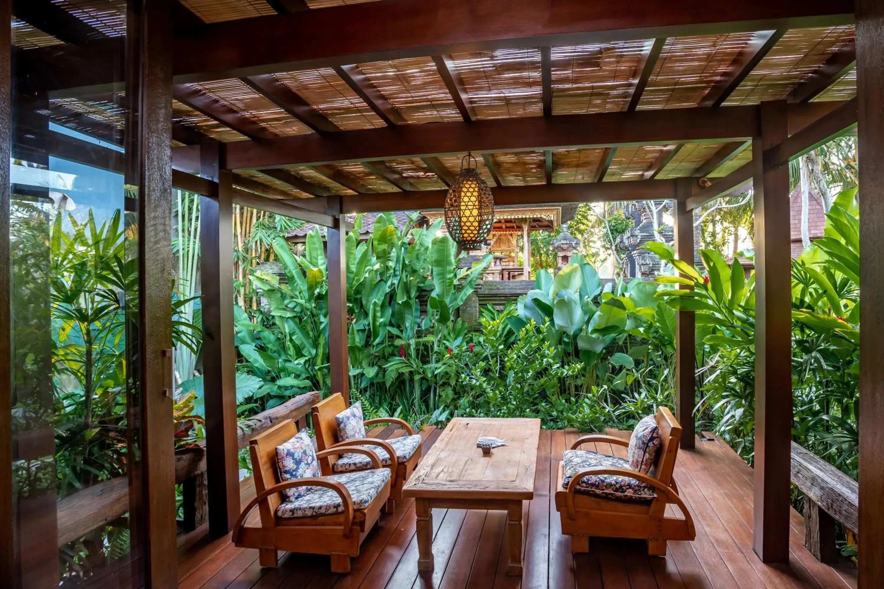 Balcony/Terrace, Restaurant/Places to Eat in Aryaswara Villa Ubud