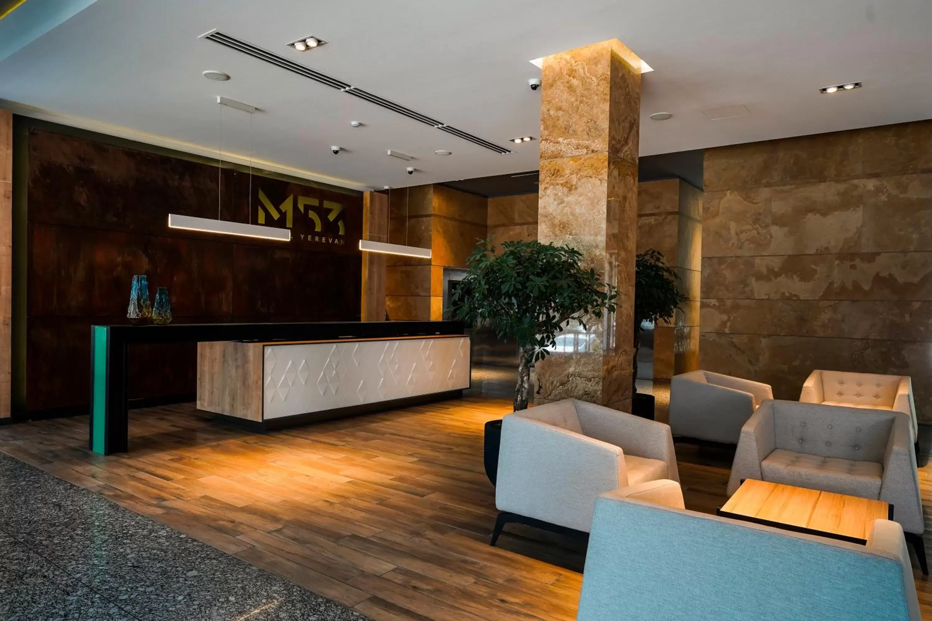 Lobby or reception in Messier 53 Hotel Yerevan Lobby or reception in Messier 53 Hotel Yerevan