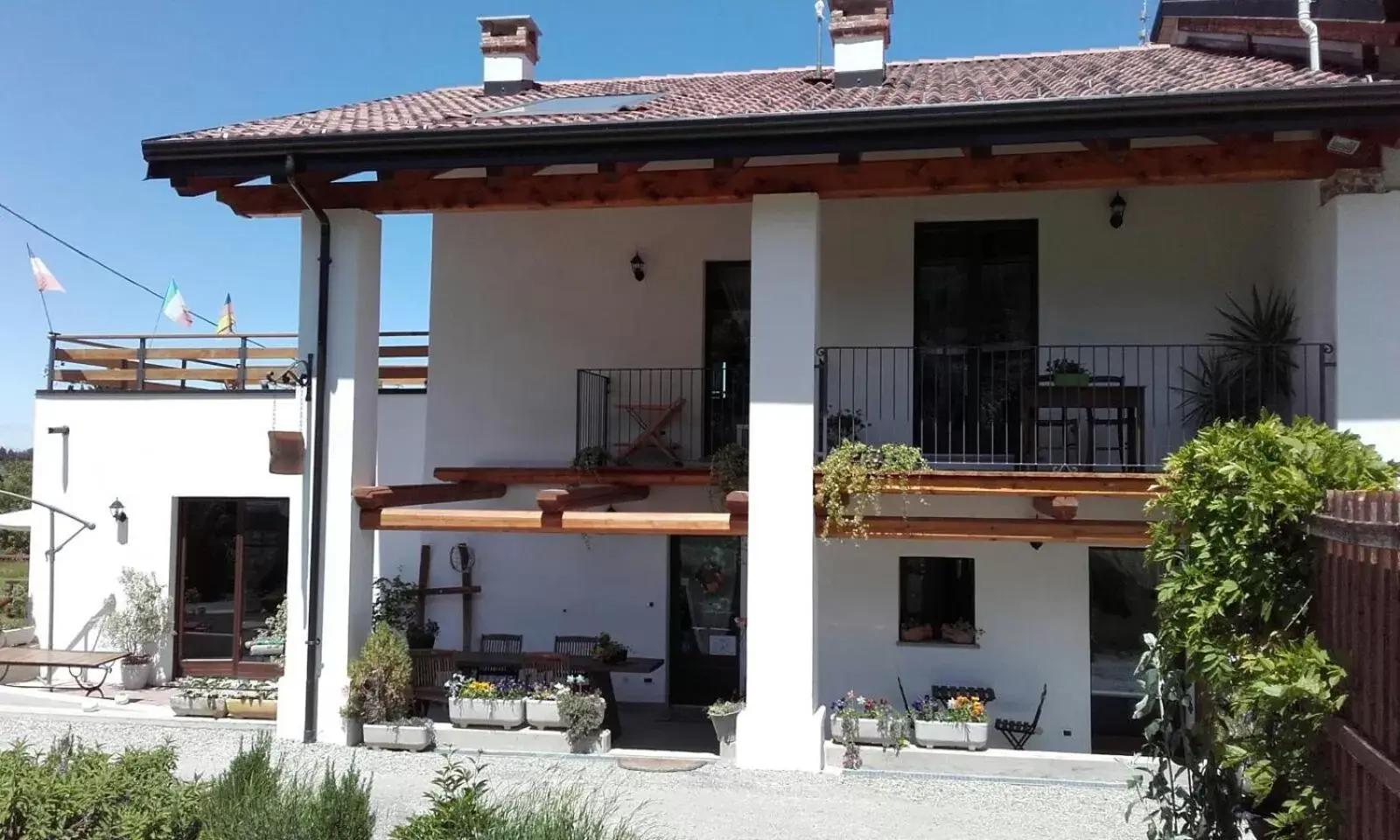 Property Building in Bed and Breakfast Ca D'Pandin