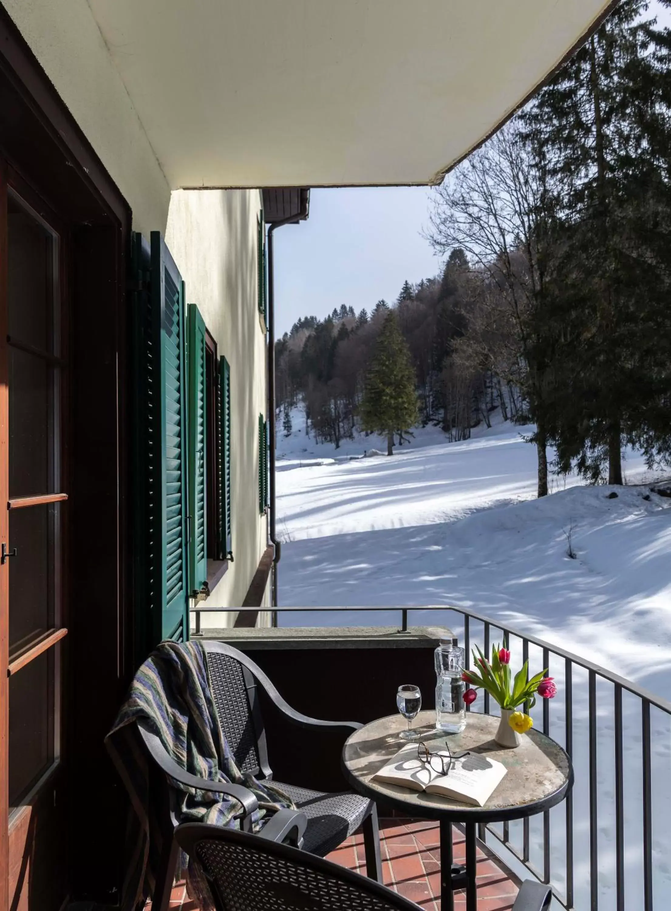 Balcony/Terrace in Hotel Bad Serneus