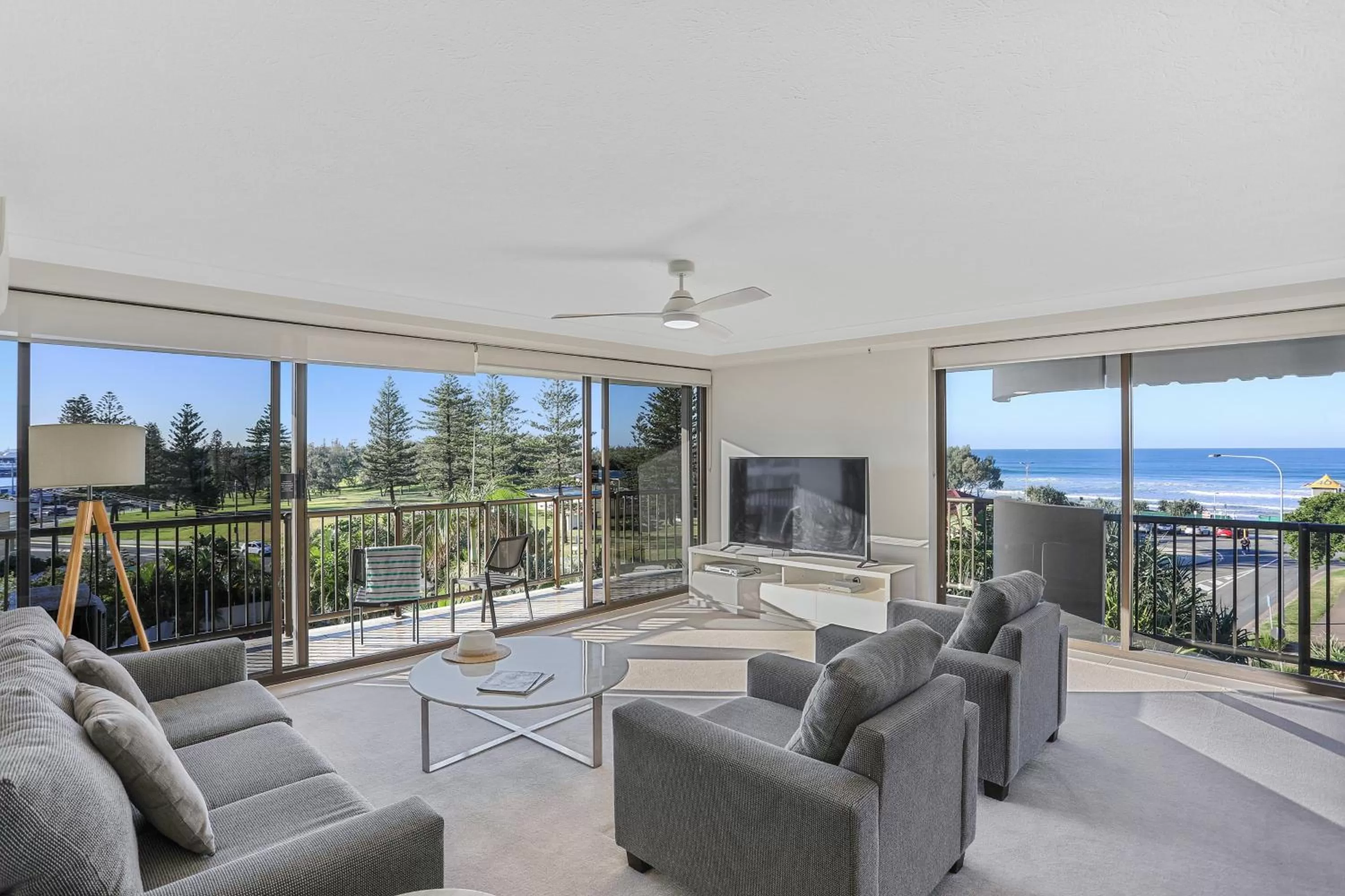 Living room in De Ville Apartments