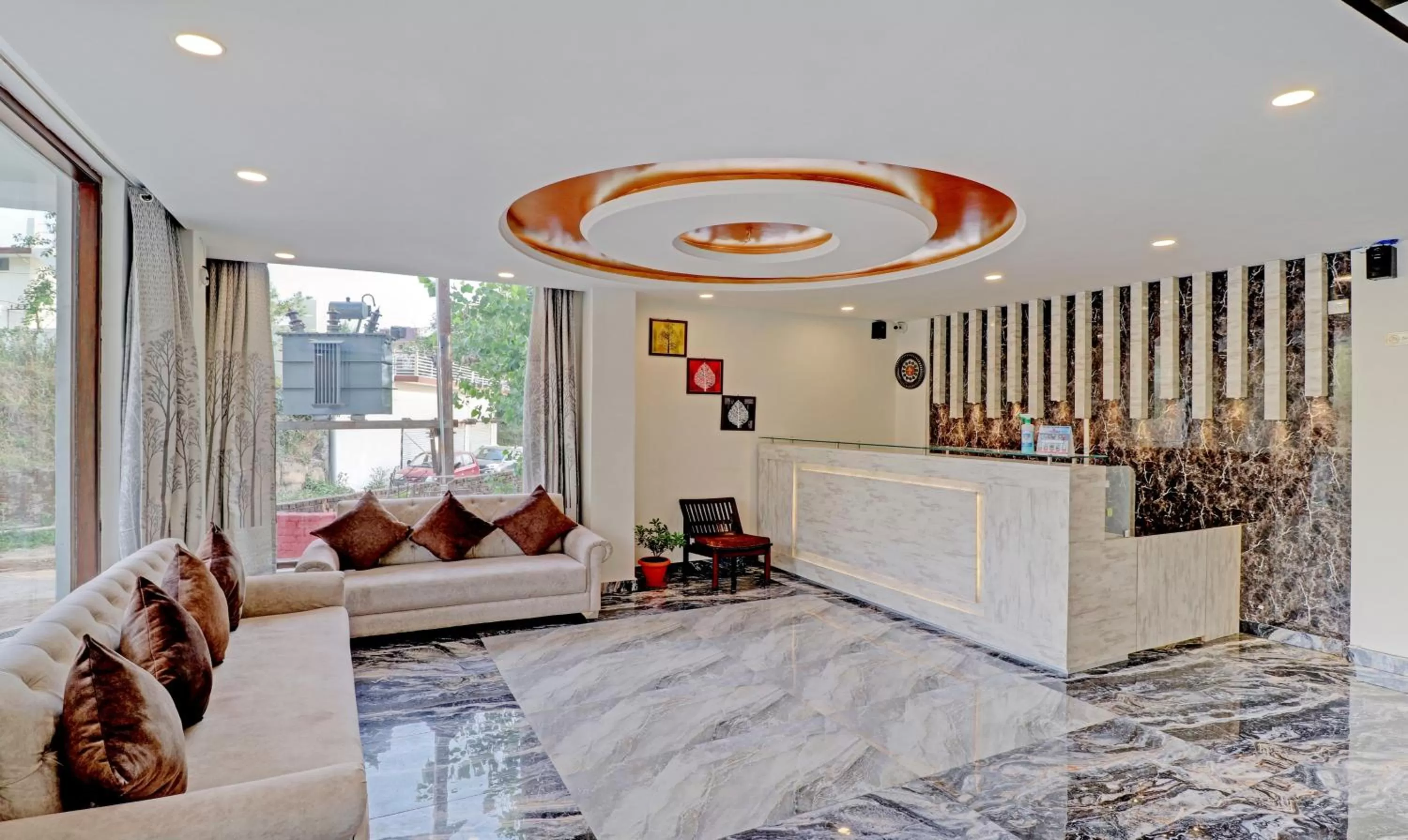 Lobby or reception in Treebo Ortus Residency