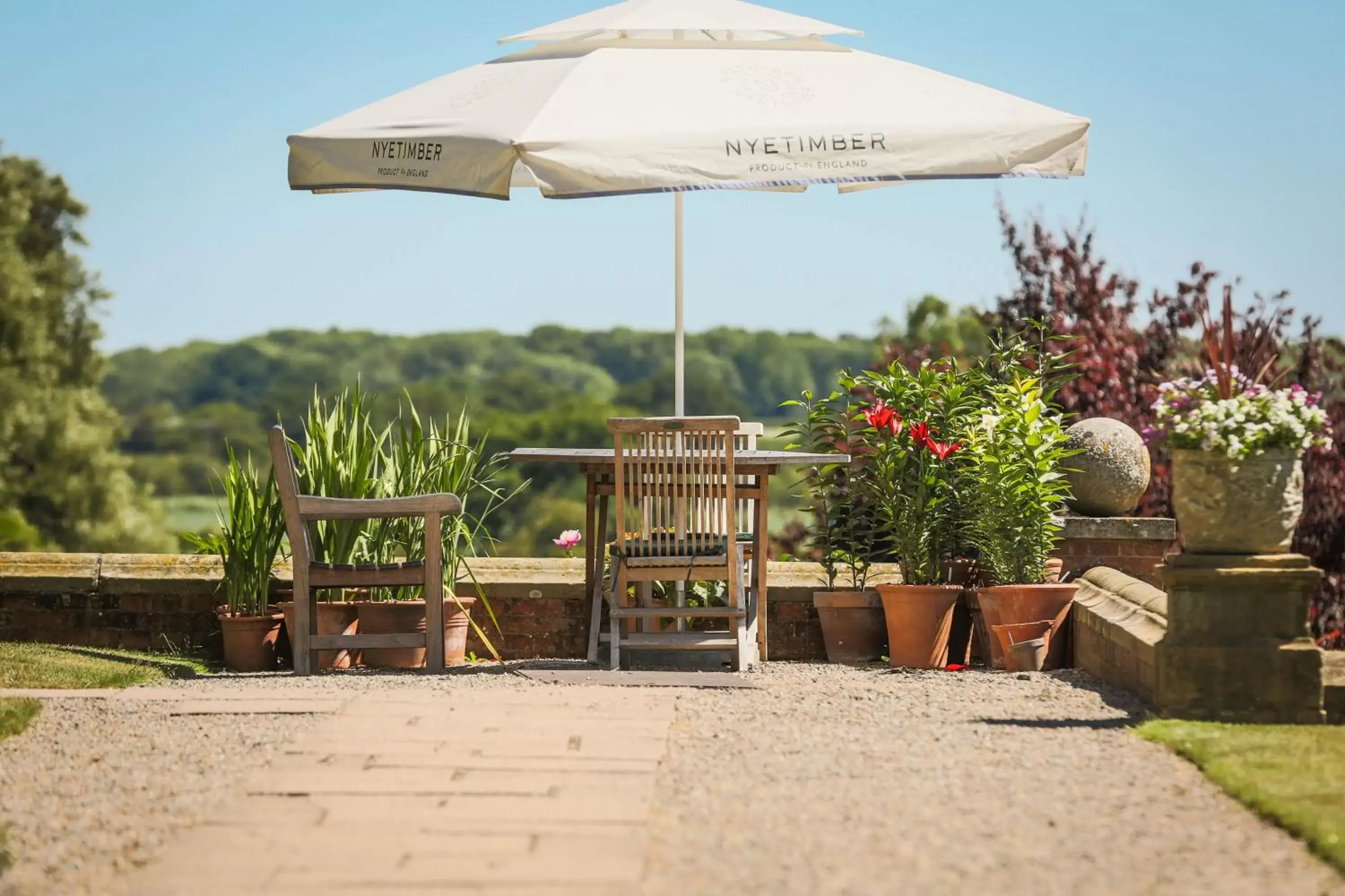 Patio in Goldsborough Hall