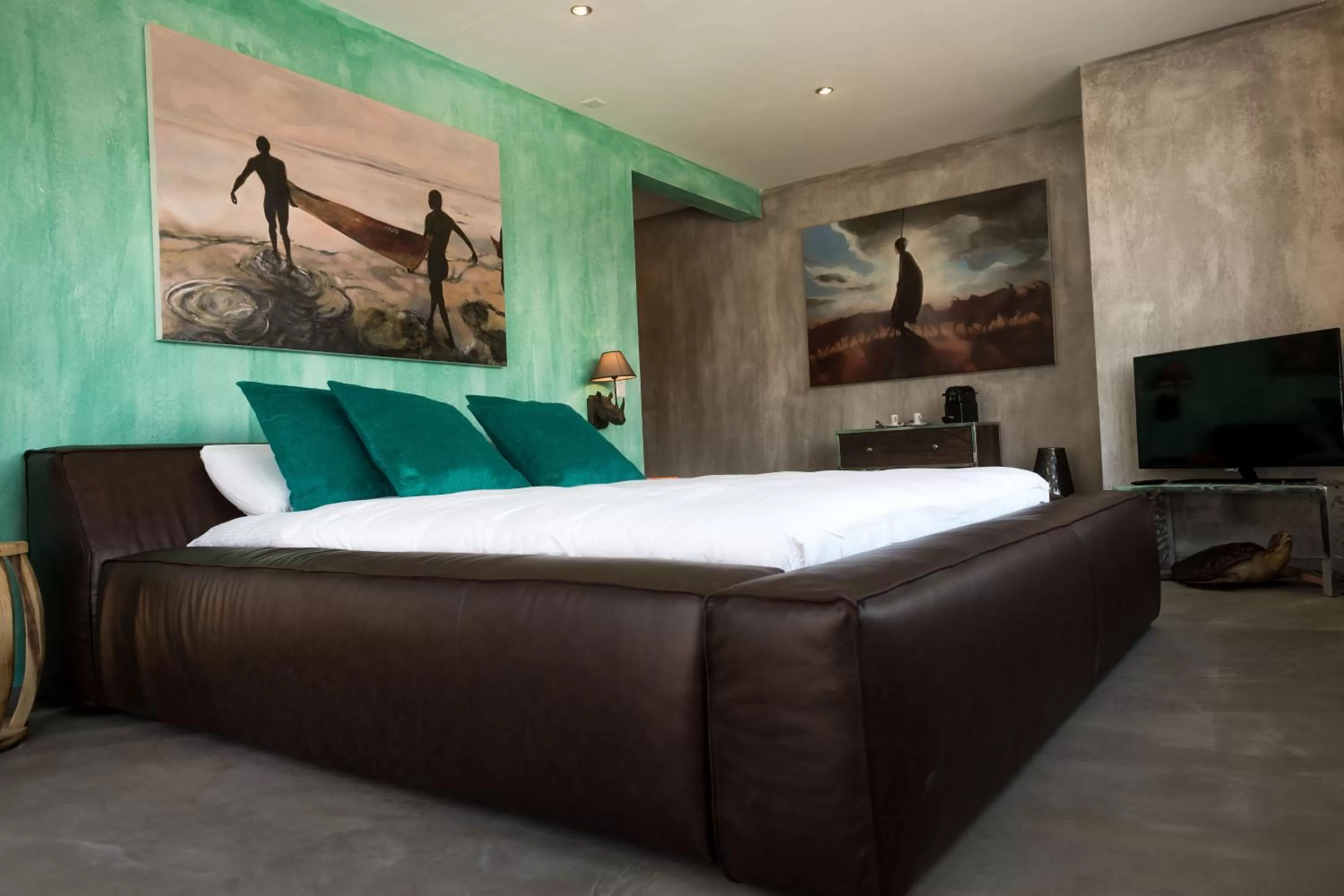 Bedroom, Bed in No1 Art B&B