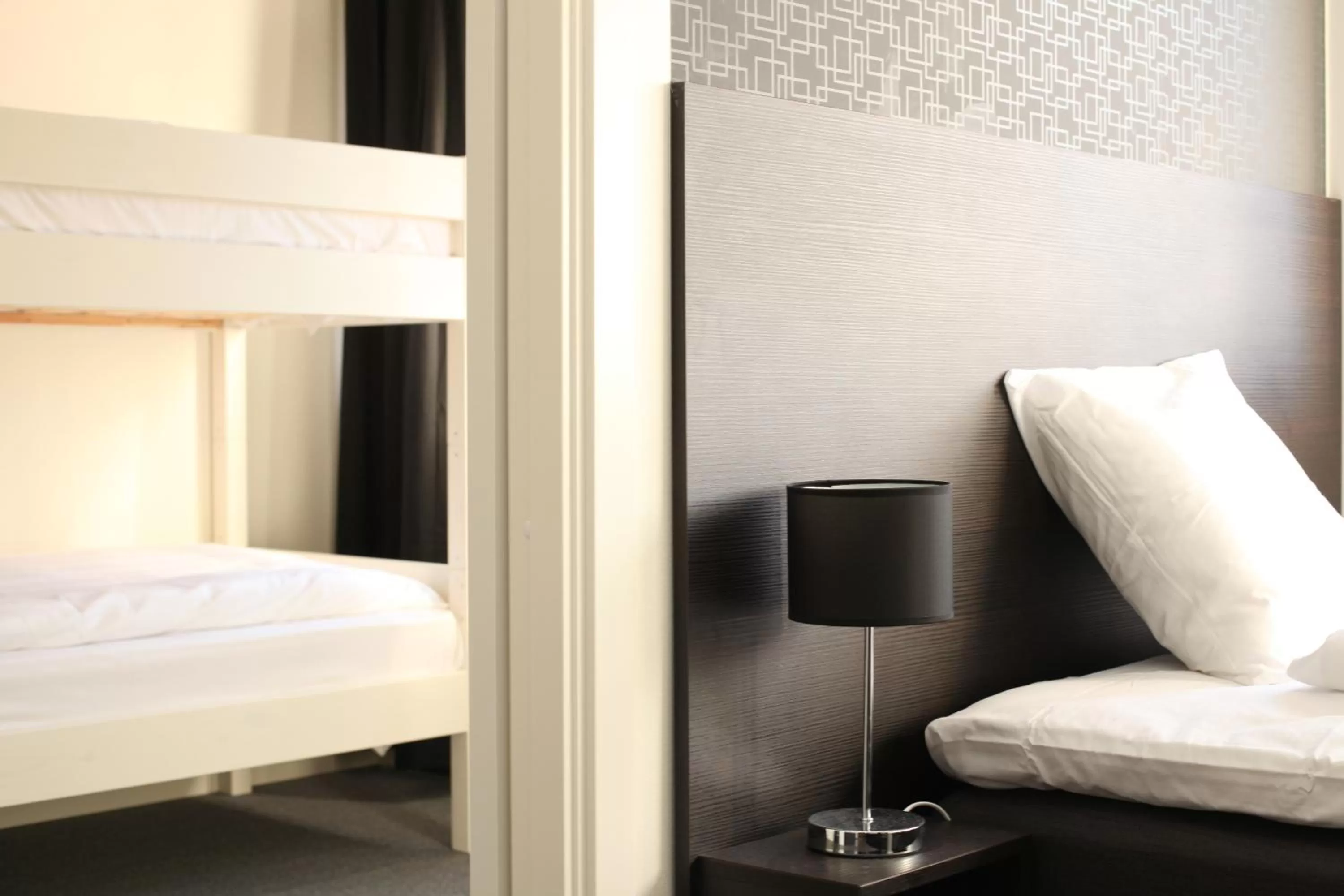 Photo of the whole room, Bed in Nacka Stadshotell