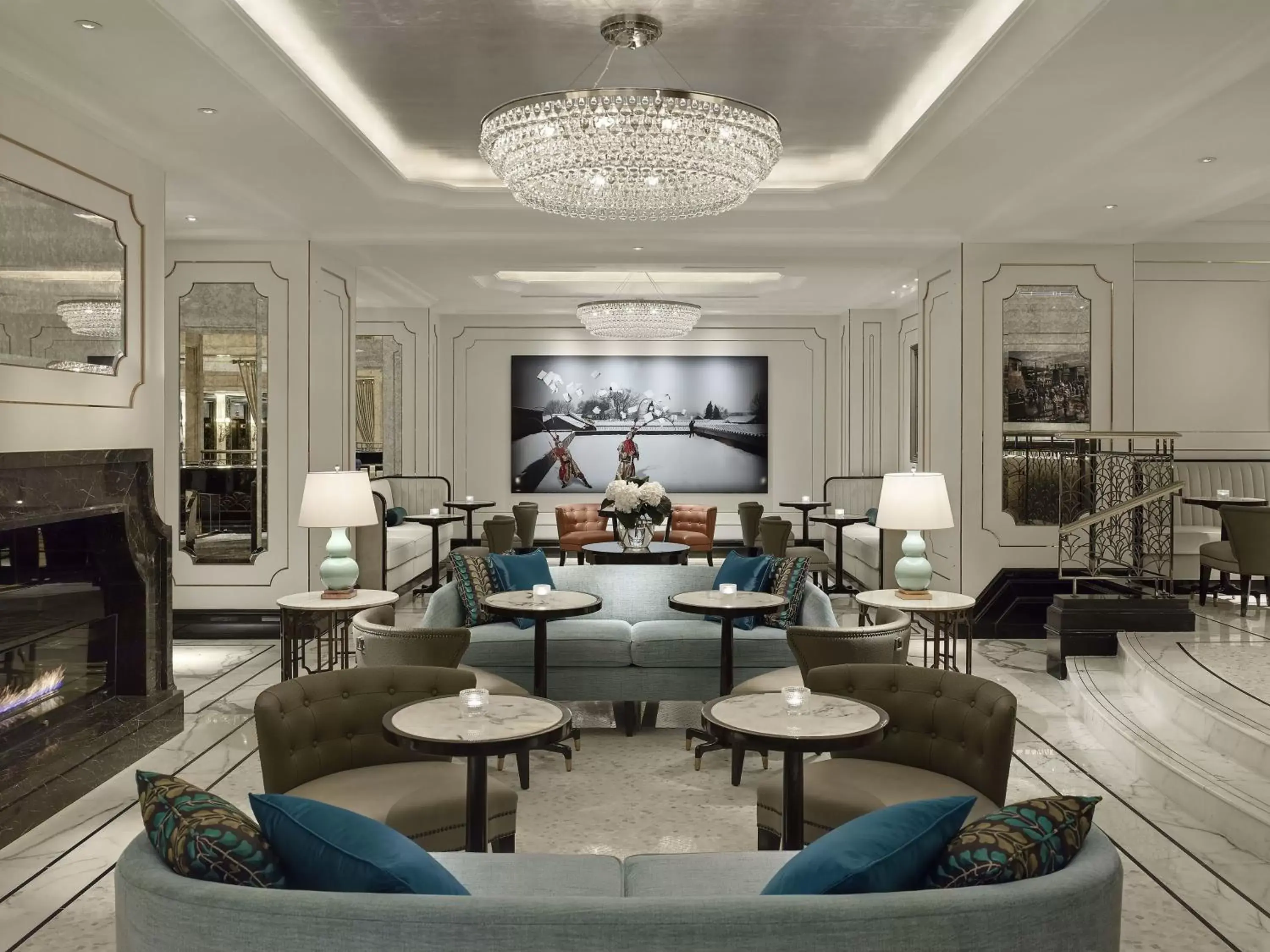 Lounge or bar in The Langham Hong Kong Lounge or bar in The Langham Hong Kong