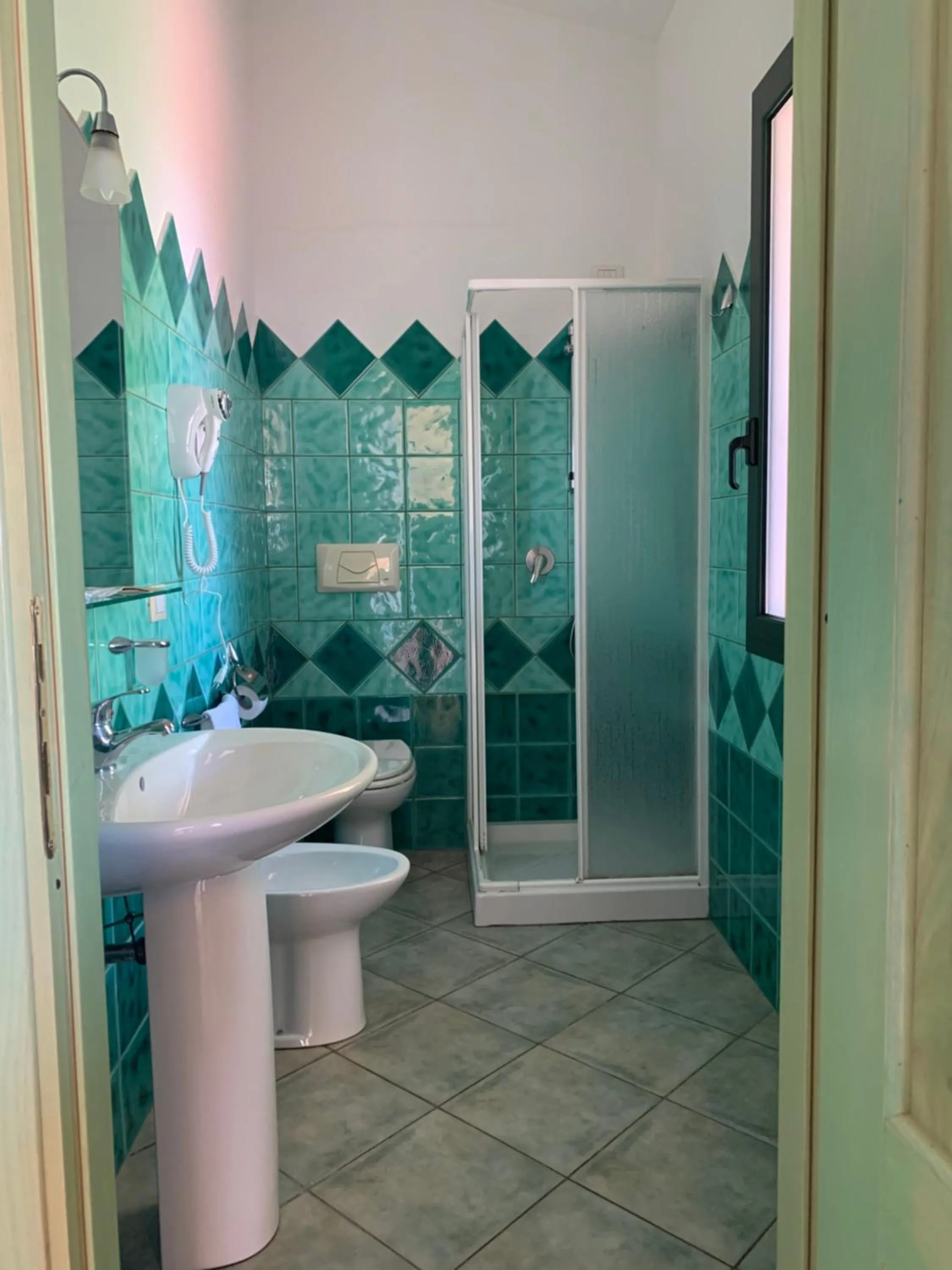 Bathroom in Hotel La Ciaccia