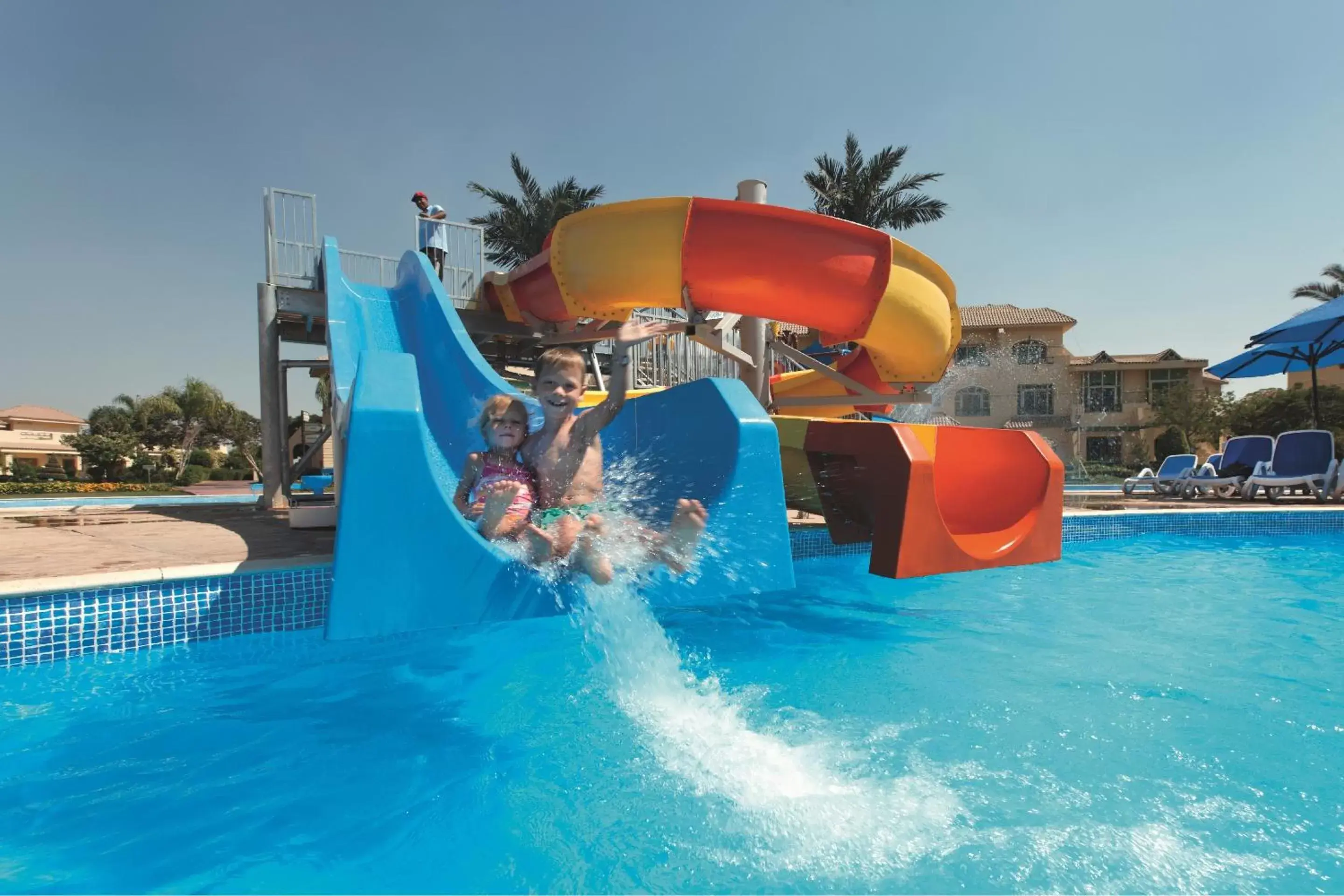 Aqua park, Swimming Pool in Mövenpick Hotel Cairo - Media City