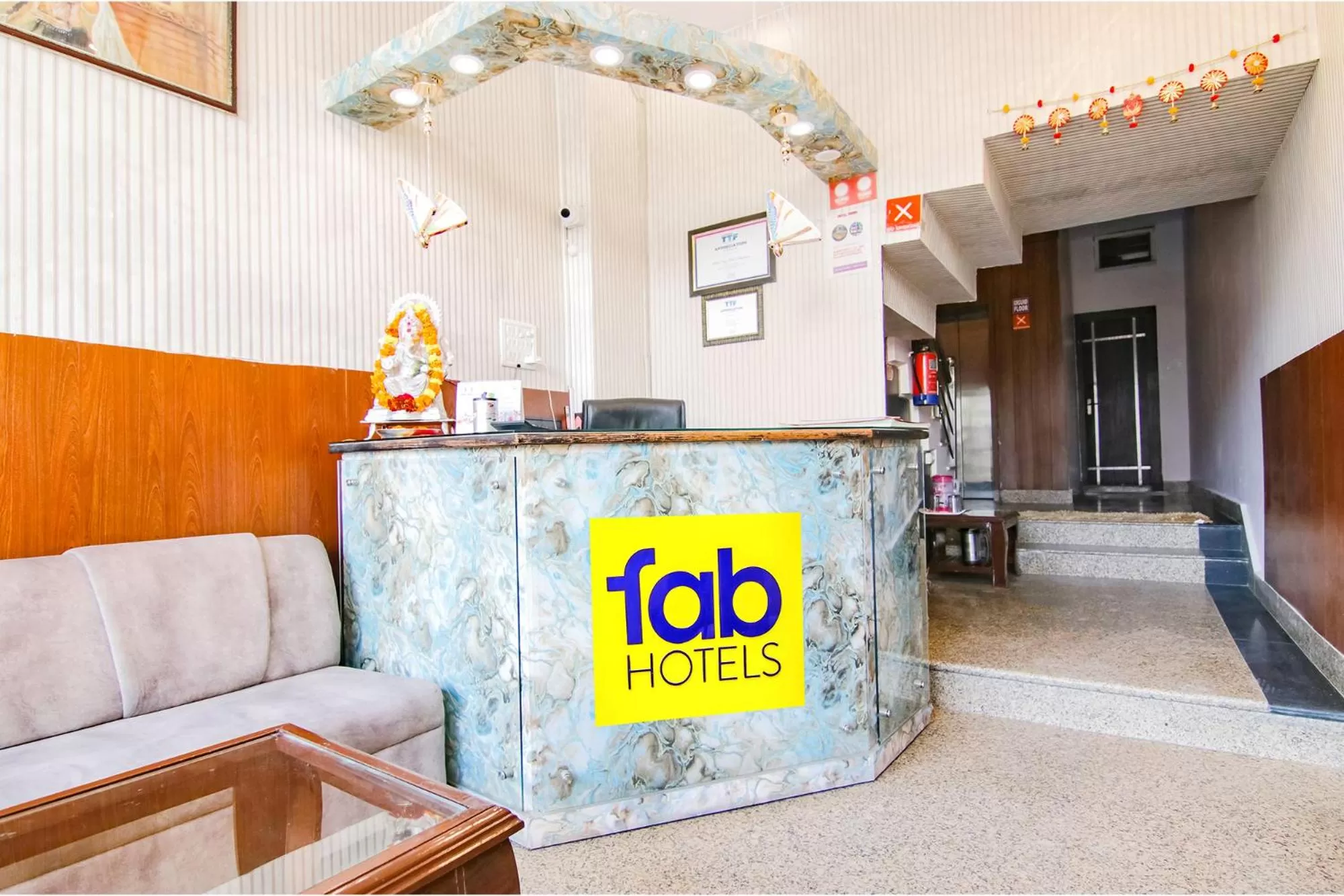 Lobby or reception, Lobby/Reception in FabHotel Skaga