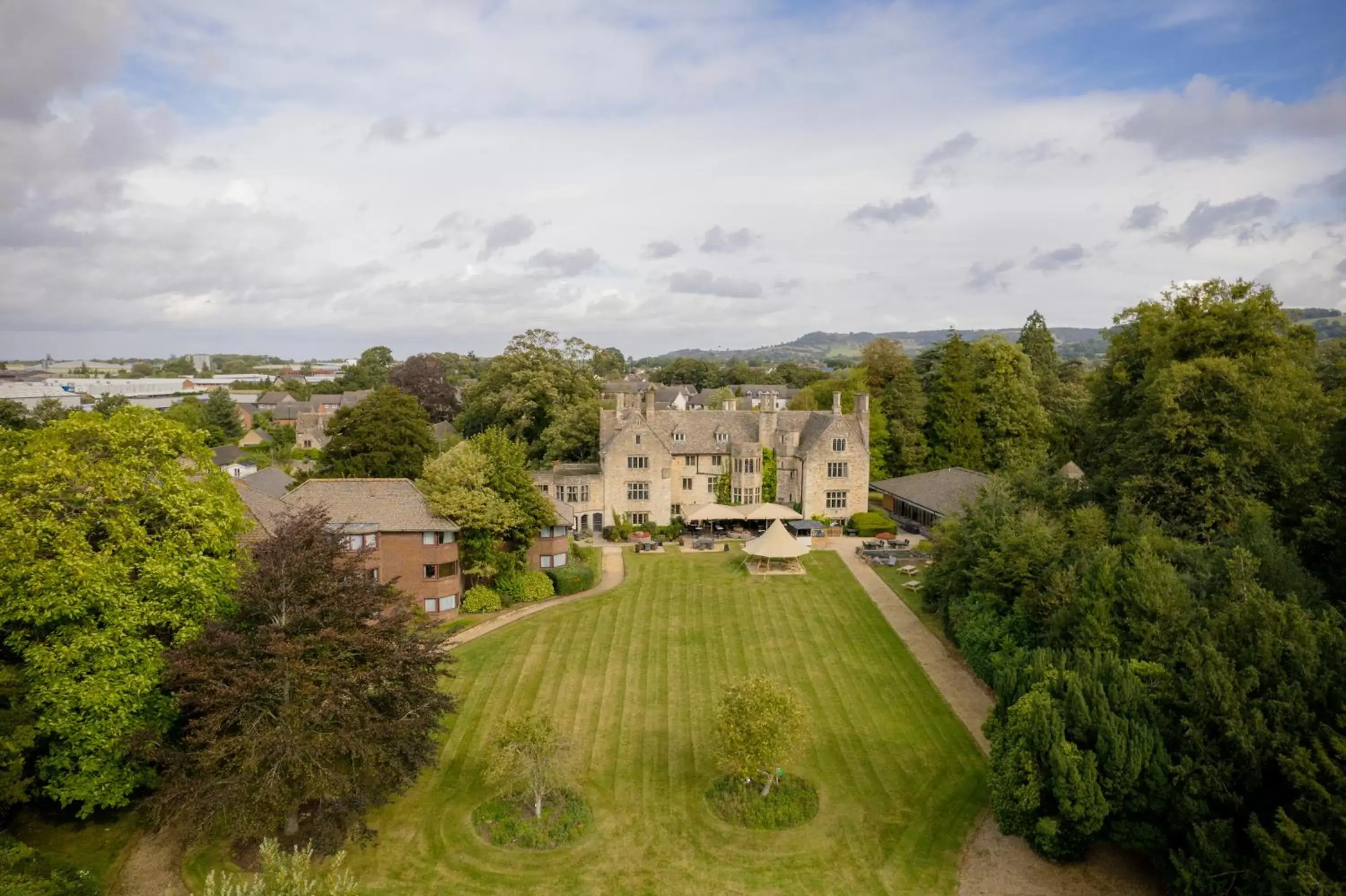 Patio, Bird's-eye View in Stonehouse Court Hotel - A Bespoke Hotel