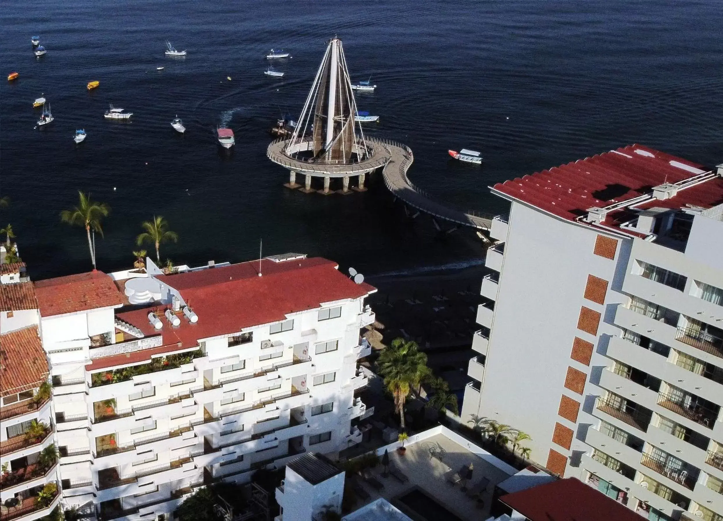Bird's eye view, Bird's-eye View in Emperador Vallarta Beachfront Hotel and Suites
